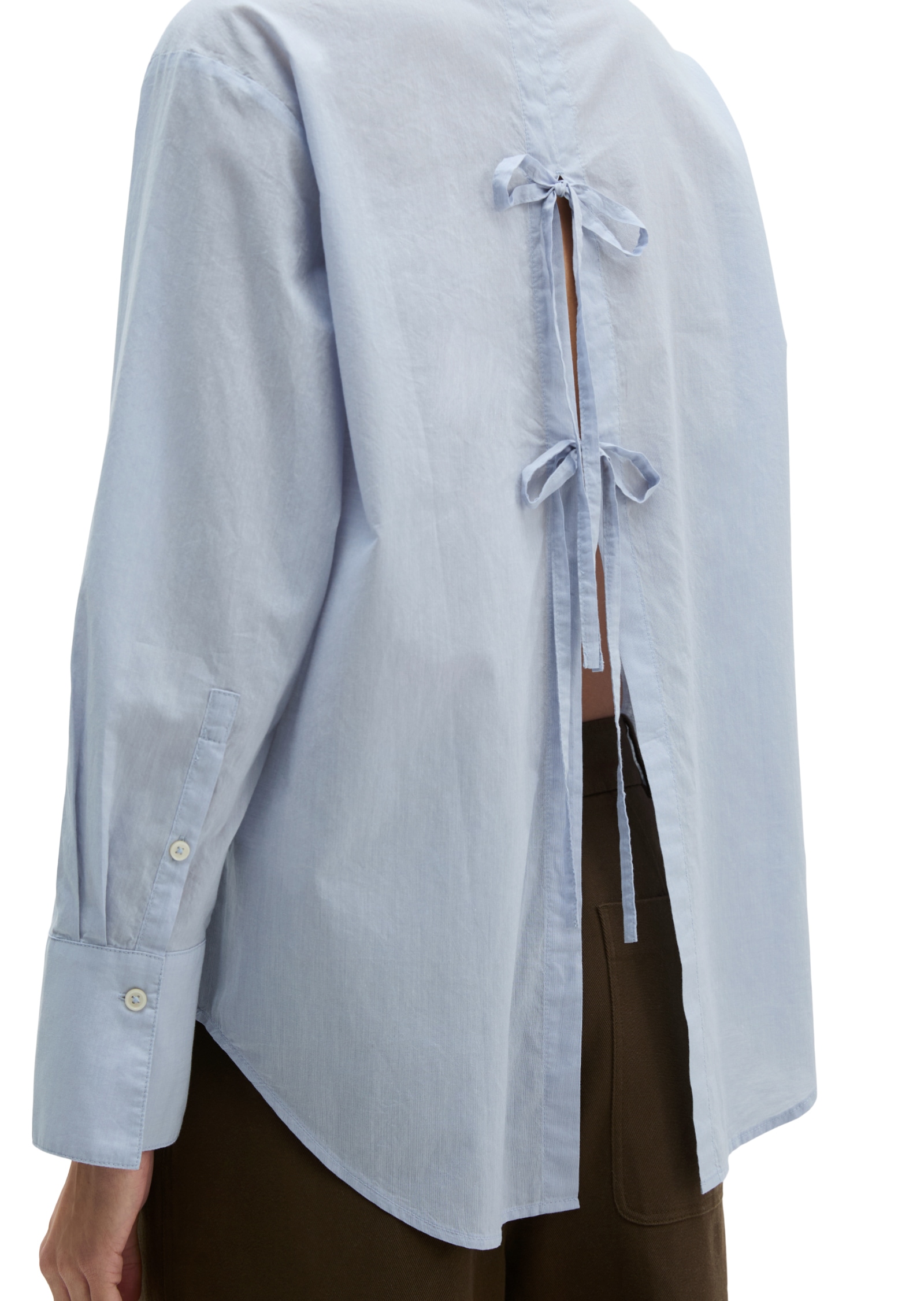 Marc O'Polo Langarmbluse »aus Baumwoll-Chambray«