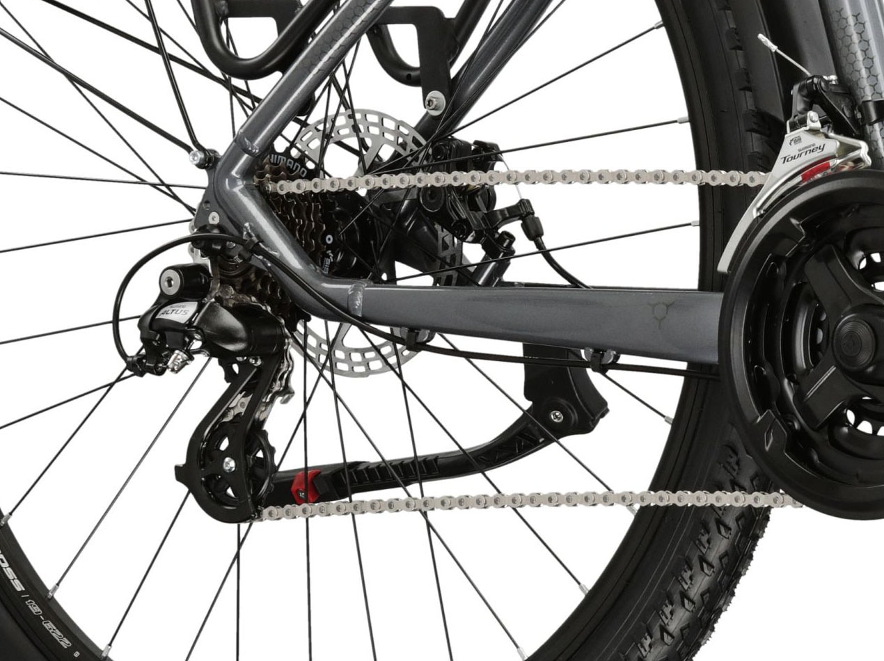 Kross Mountainbike »KROSS MTB Hardtail Hexagon 2.0 27,5" grau 21 Gänge«, 21 Gang, Shimano, ALTUS M310 Schaltwerk, Kettenschaltung