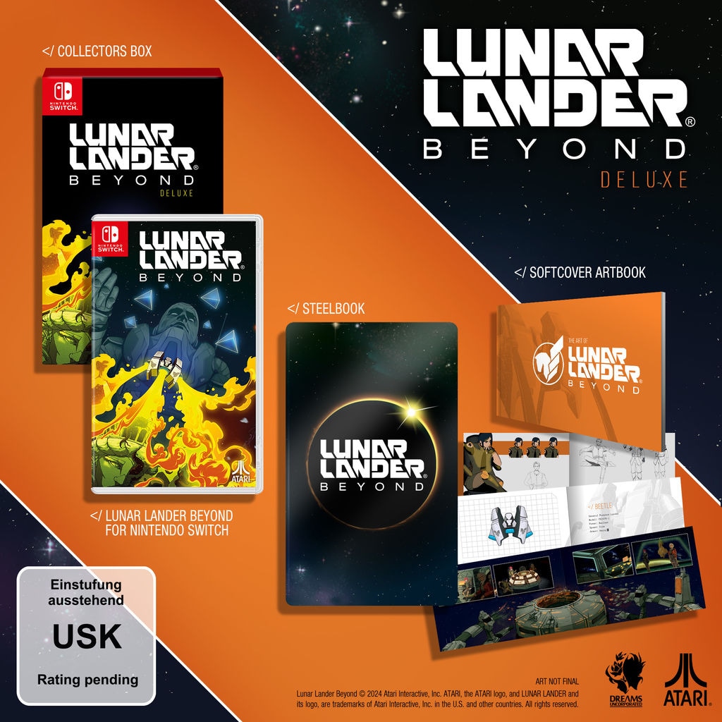 ATARI Spielesoftware »Lunar Lander Beyond Deluxe«, Nintendo Switch
