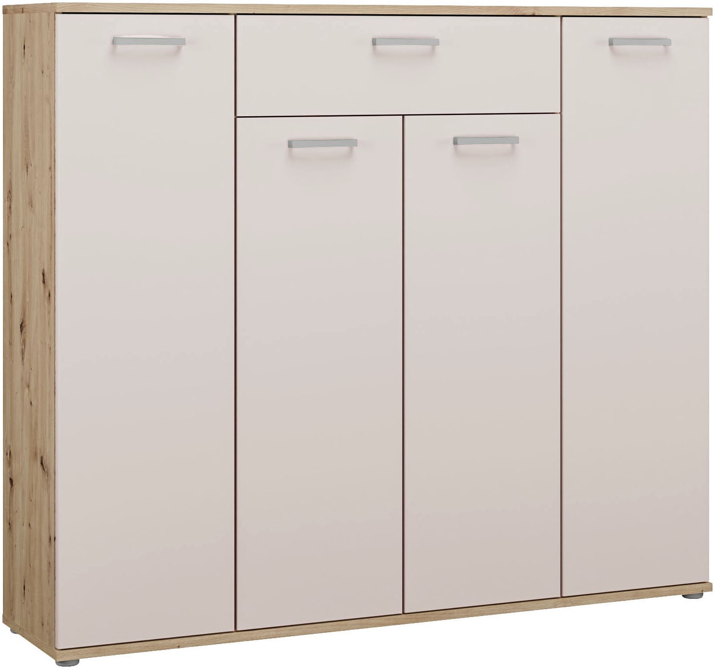 FORTE Kommode »Kombikommode, Stauraum, Einlegeböden verstellbar« B/H/T ca.140/120/34 cm, viel Stauraum, PEFC zertifiziert