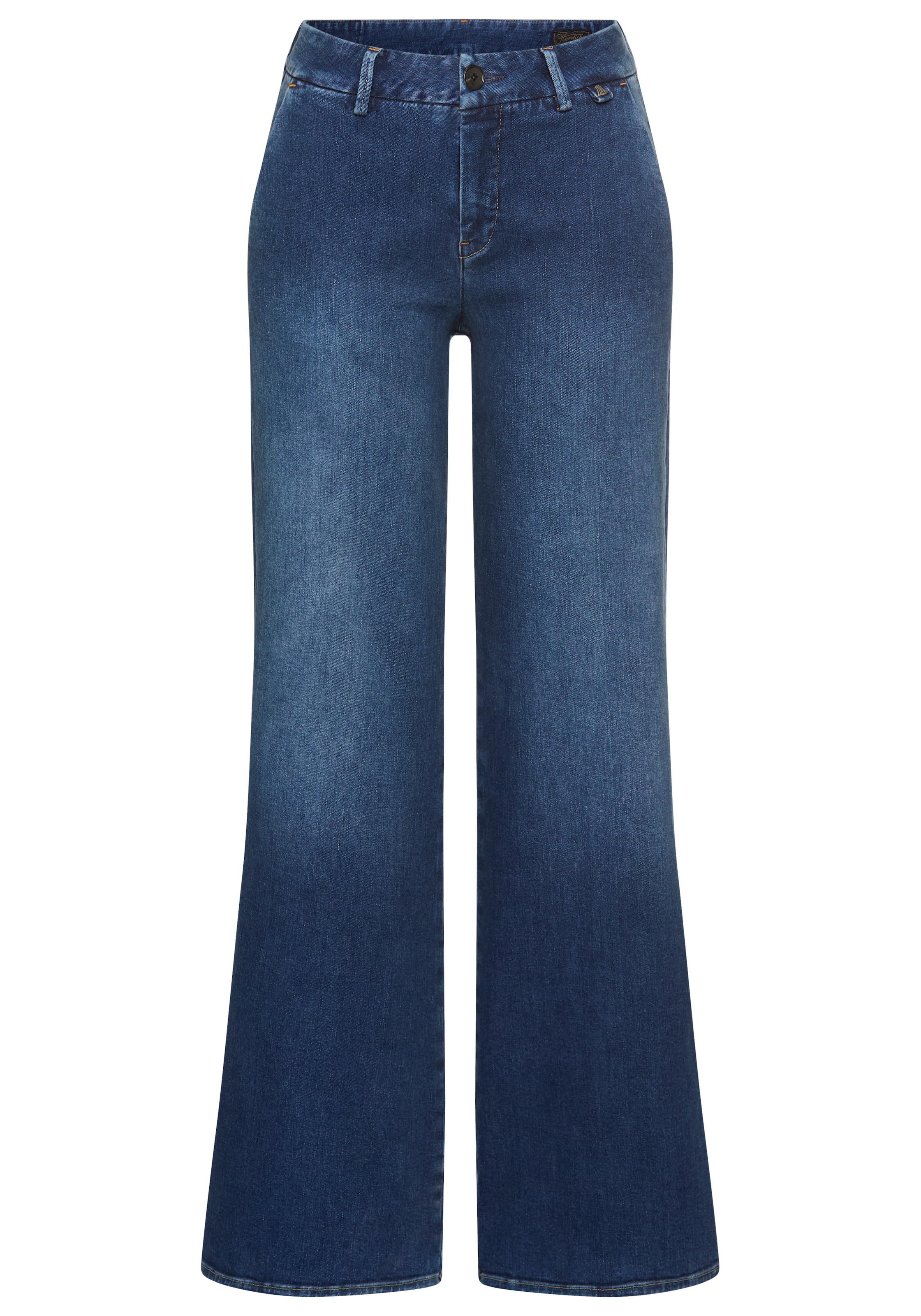 Herrlicher Schlagjeans »Lovely Flared Denim Cashmere Touch«, im Flared Fit