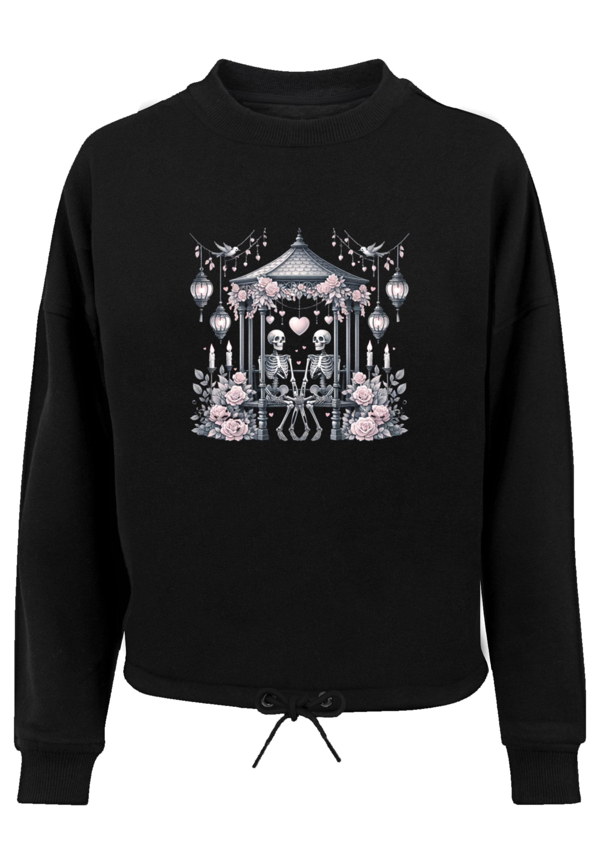 F4NT4STIC Sweatshirt »Skelett Paar Valentinstag«, Premium Qualität