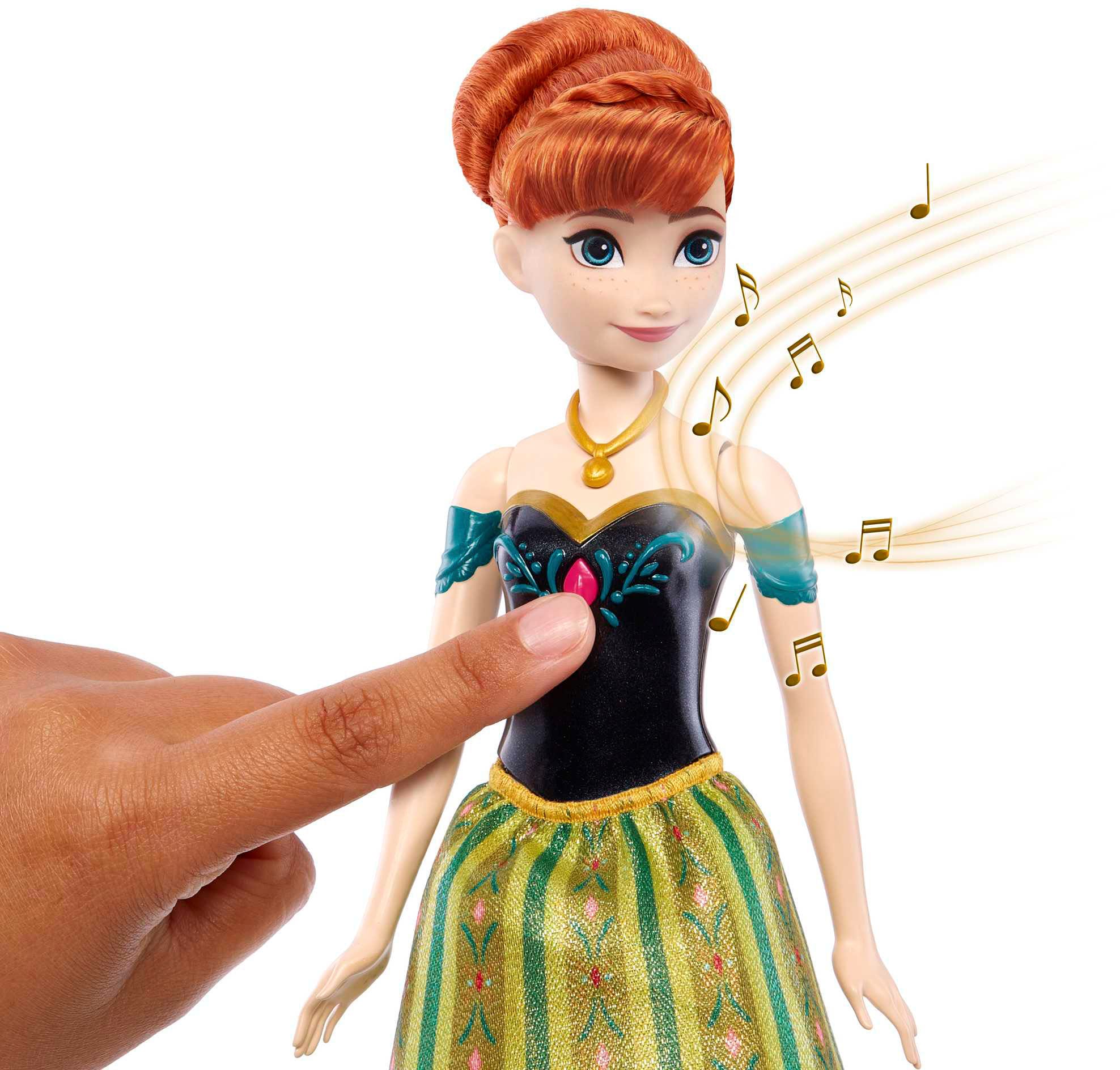 Mattel® Anziehpuppe »Disney Die Eiskönigin, singende Anna«