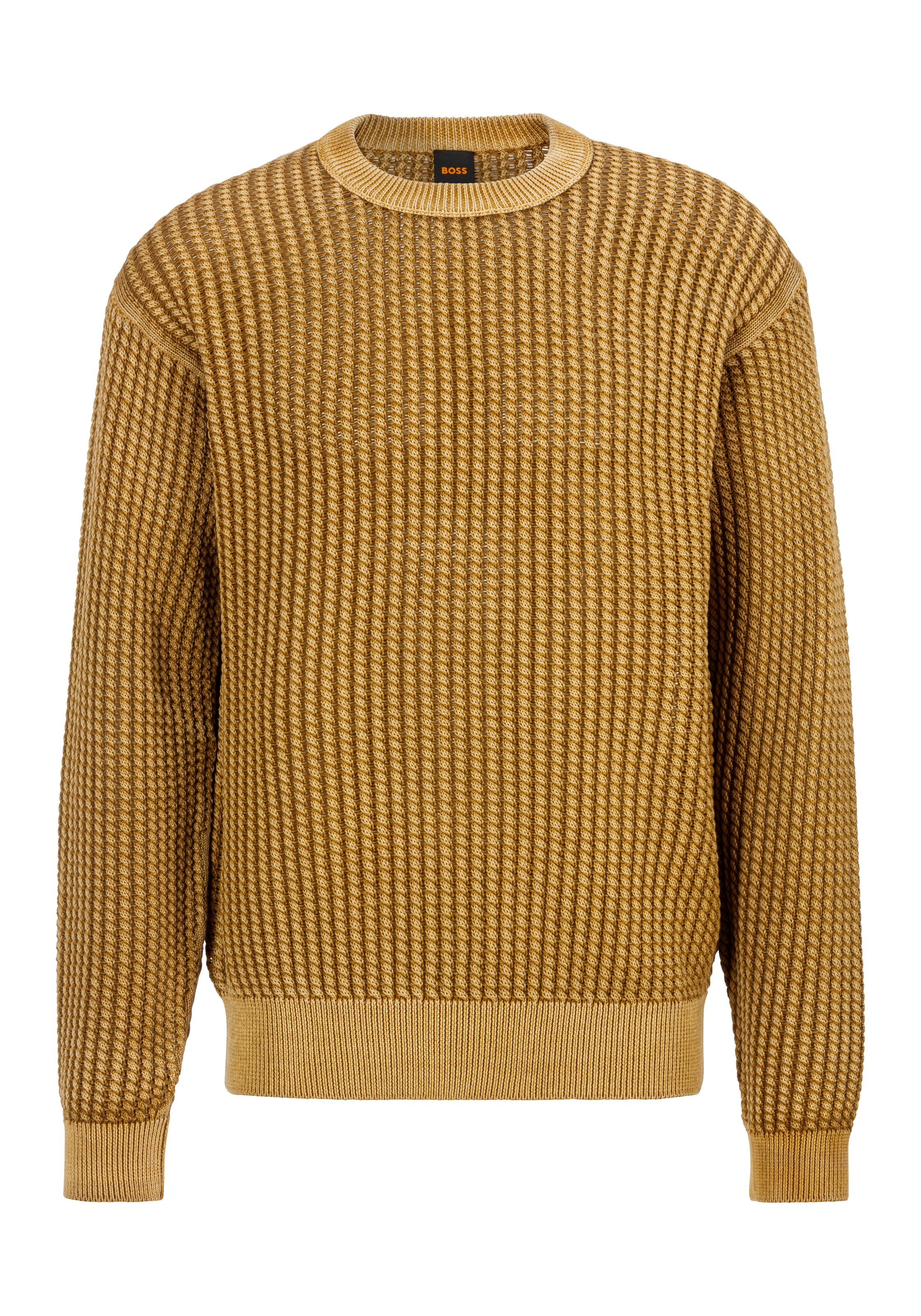 BOSS ORANGE Strickpullover »Agolan 10267324«, mit Markenlabel von BOSS