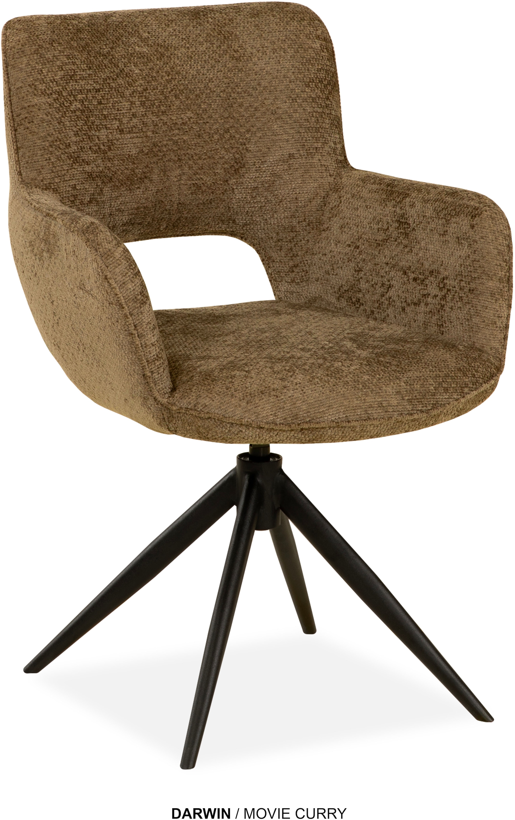 OMG Design Esszimmerstuhl "Darwin" (Set) 2 Stk. Stoff Drehstuhl mit auto-re günstig online kaufen