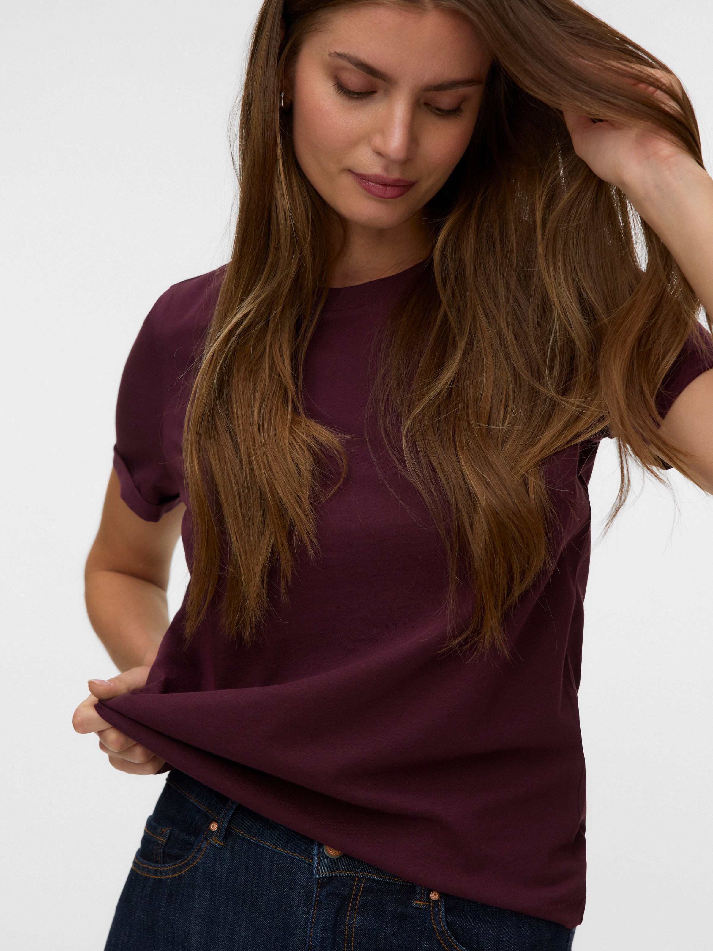 Vero Moda VMPaula T-Shirt Red L 2