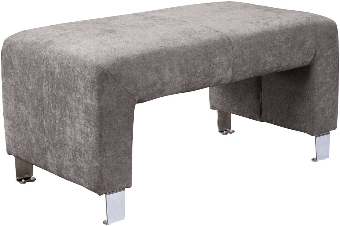 exxpo - sofa fashion Polsterhocker "Intenso, Hocker, modern" hohe Bodenfreiheit, frei im Raum stellbar, hoher Sitzkomfort