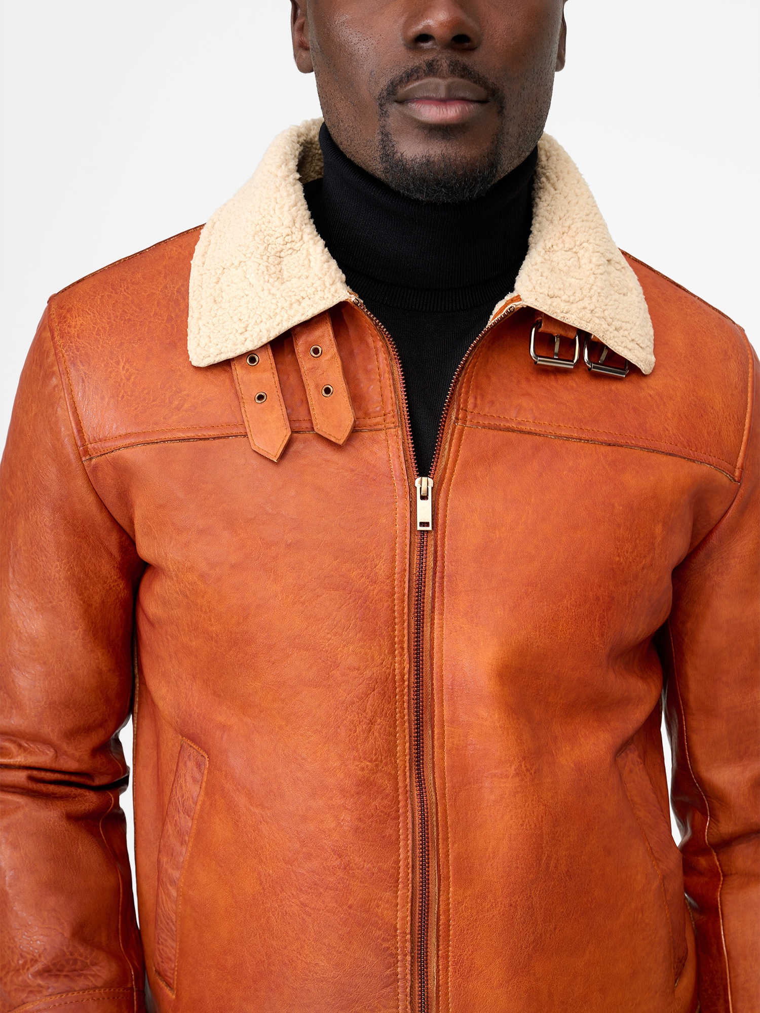 RICANO Bikerjacke »Lederjacke Alvaro« Handgefertigt aus echtem Leder