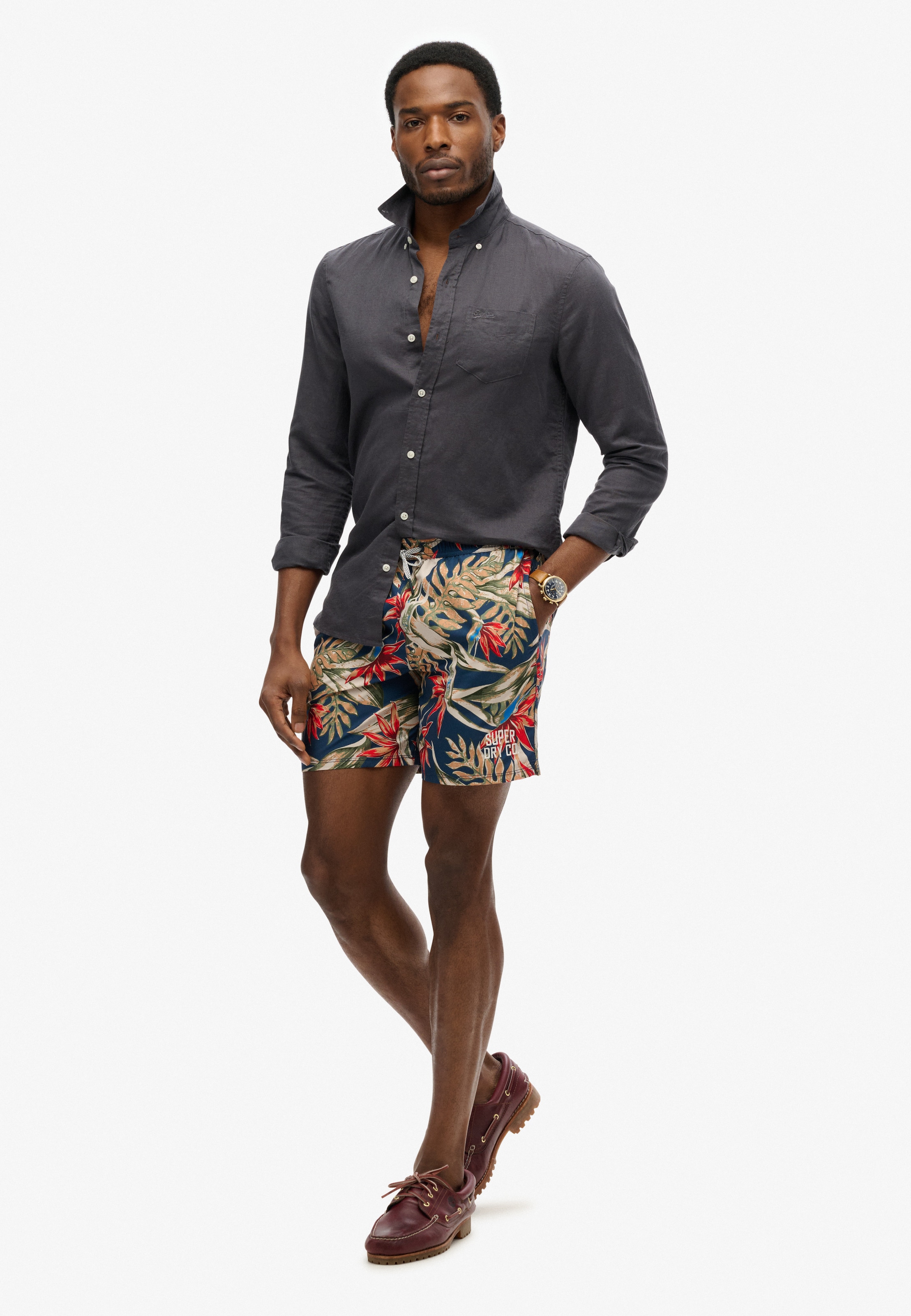 Superdry Badeshorts »HAWAIIAN PRINT 17 SWIM SHORT«