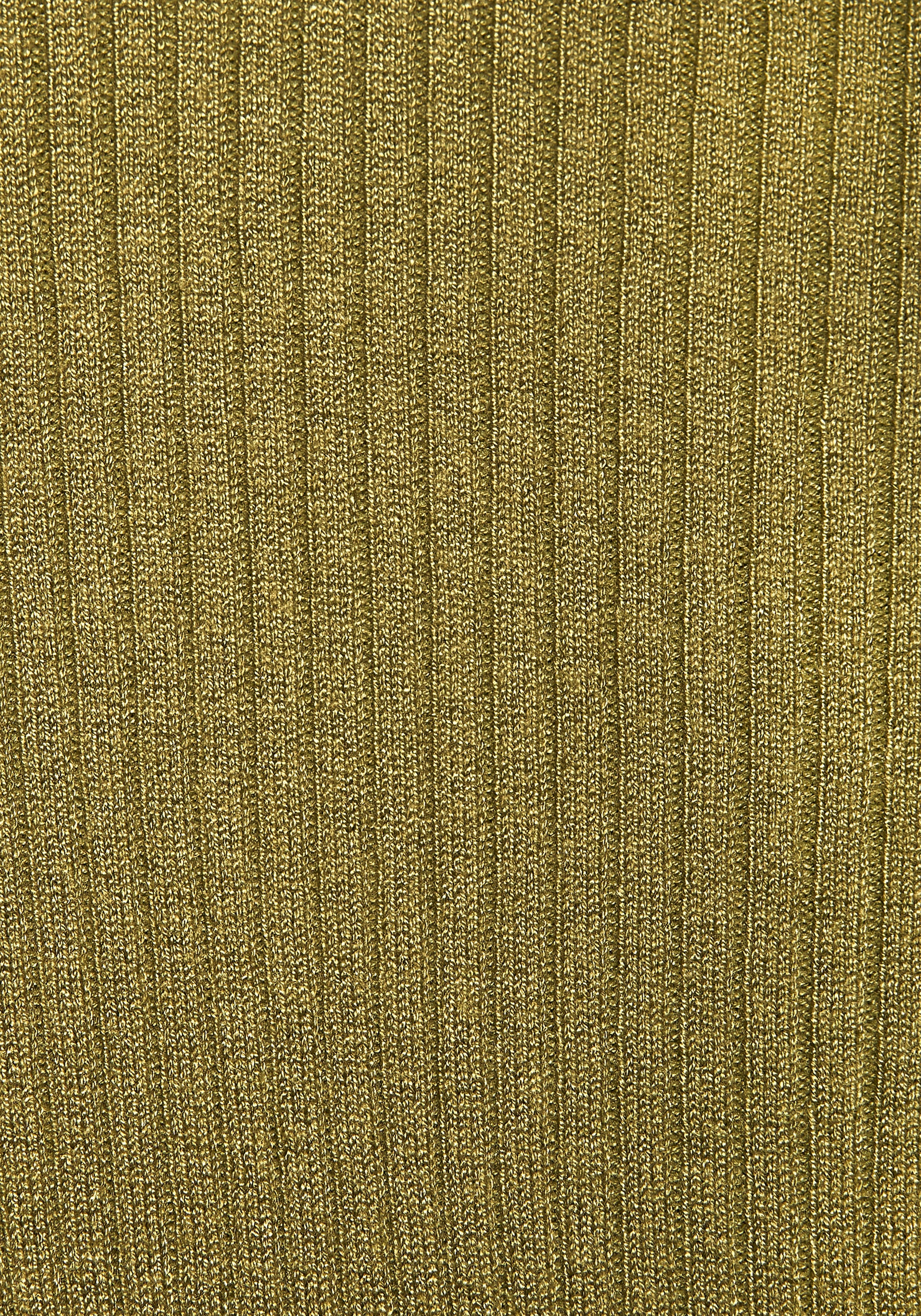 LASCANA Kurzarmpullover, mit Rippstruktur, figurbetonter Strickpullover, Basic