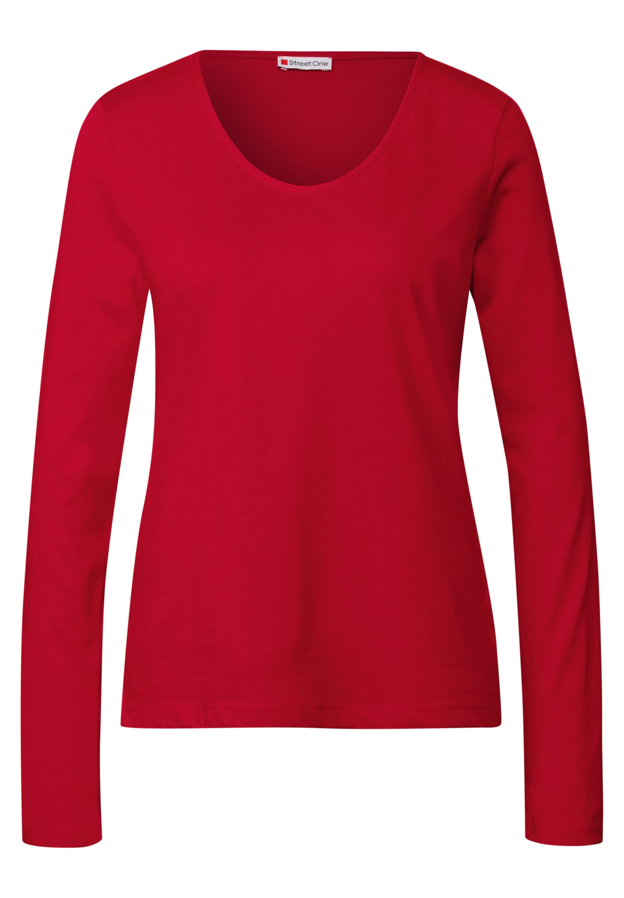 STREET ONE Langarmshirt, im soften Baumwoll-Mix