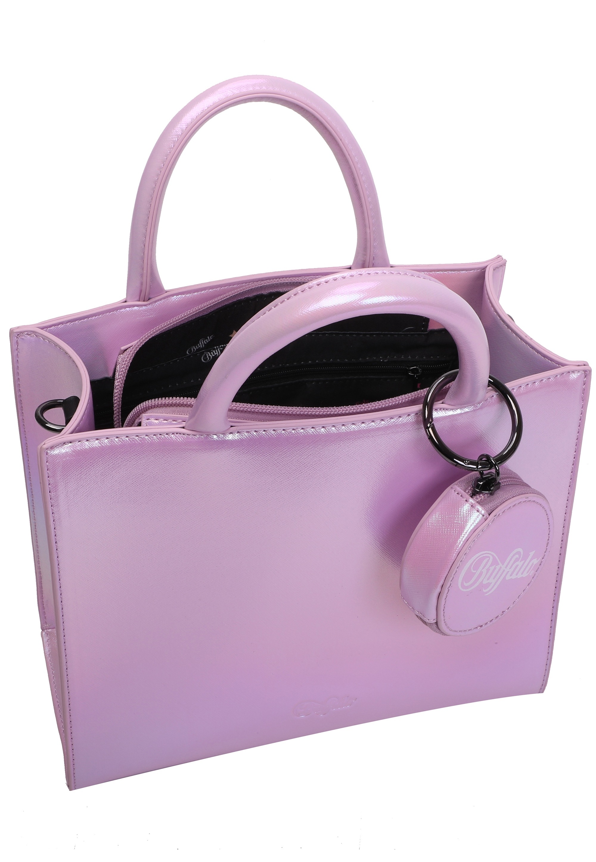 Buffalo Henkeltasche »Big Boxy Collection Rainbow«, mit abnehmbarem Taschenanhänger