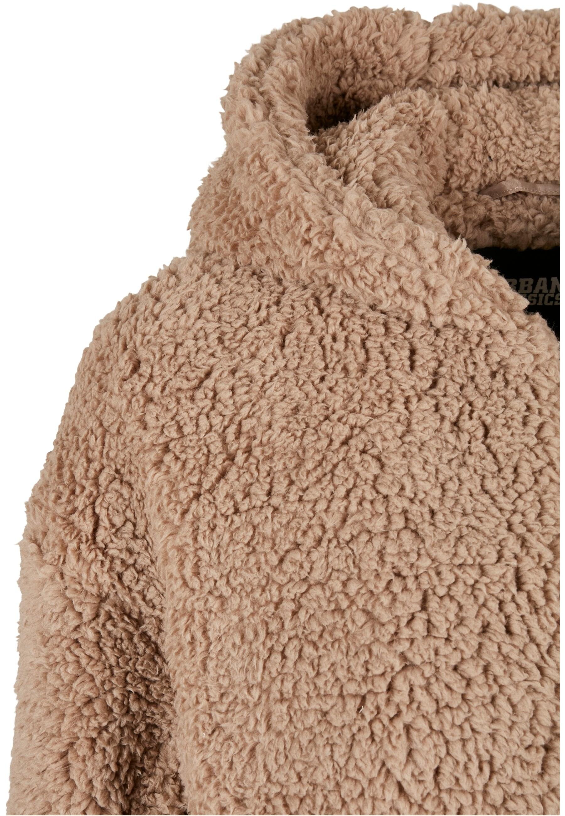 URBAN CLASSICS Allwetterjacke »Urban Classics Damen Ladies Short Oversized Sherpa Jacket«, (1 St.), mit Kapuze