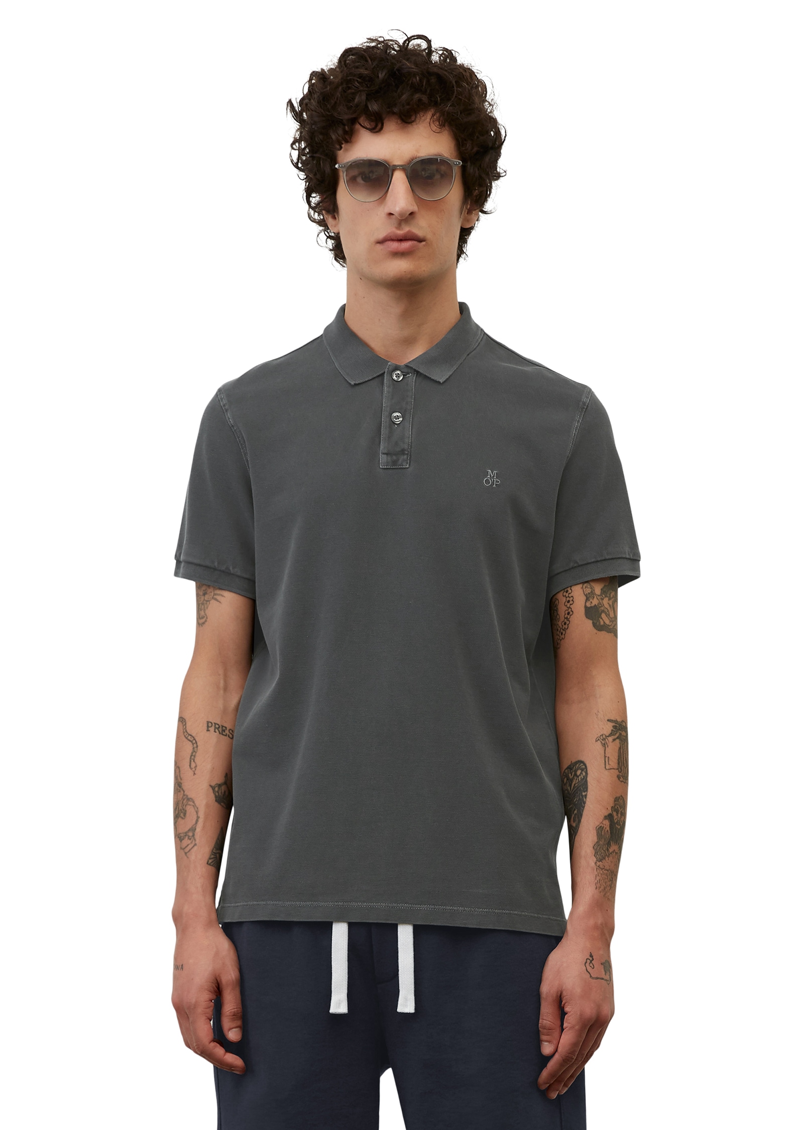 Marc OPolo Poloshirt mit dezenter Logostickerei günstig online kaufen
