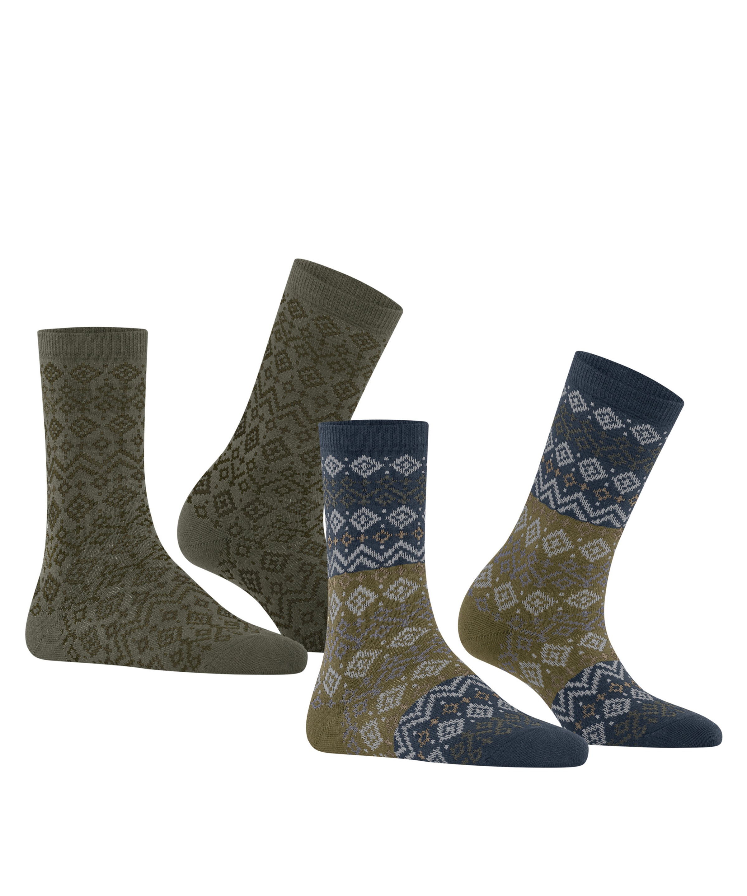 Esprit Socken »Fair Isle  2-Pack« 2 Stk. tlg.