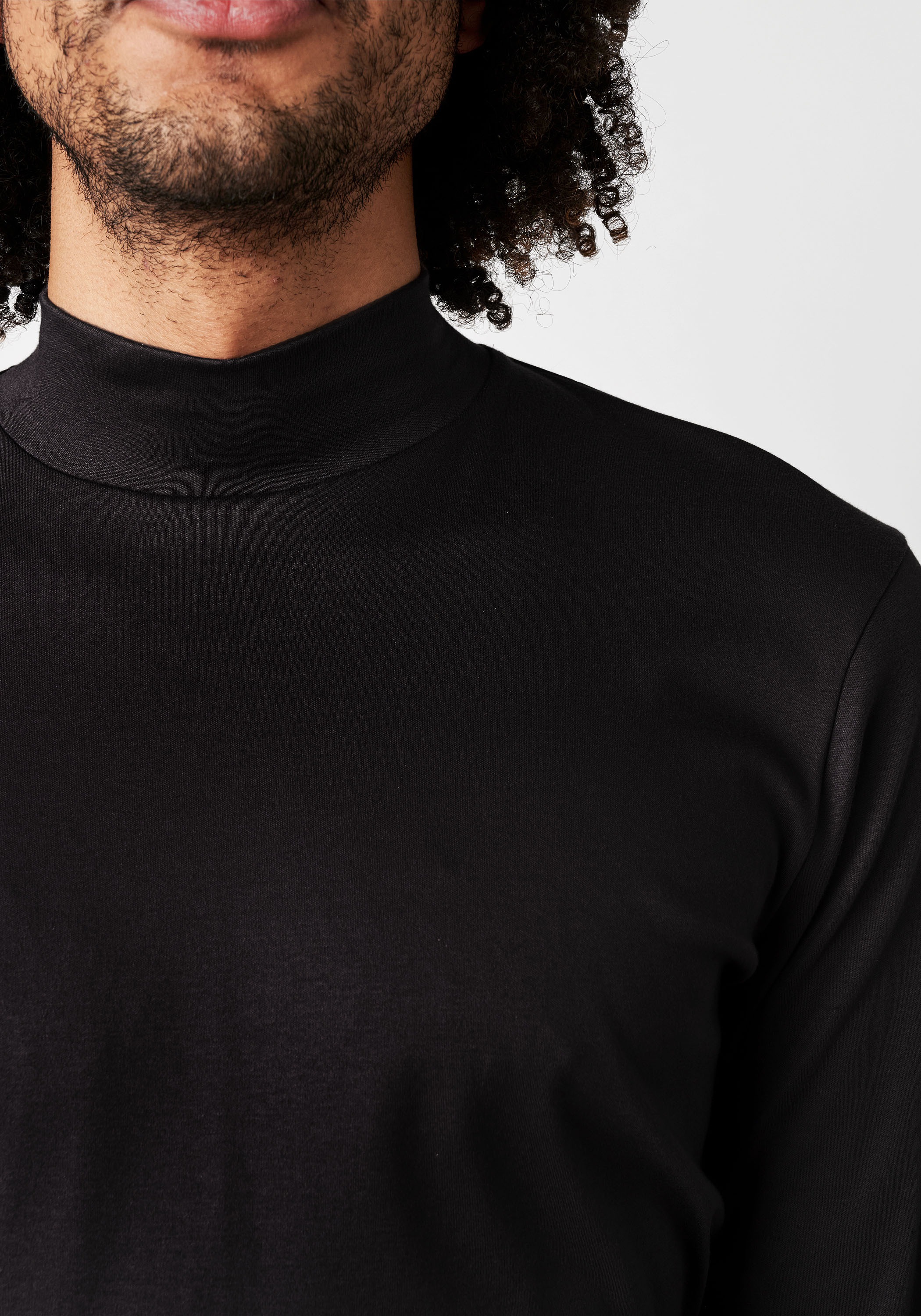 Thumbnail - DESOTO Rollkragenshirt "Jersey Rollkragenshirt langarm" Stretch-Qualität