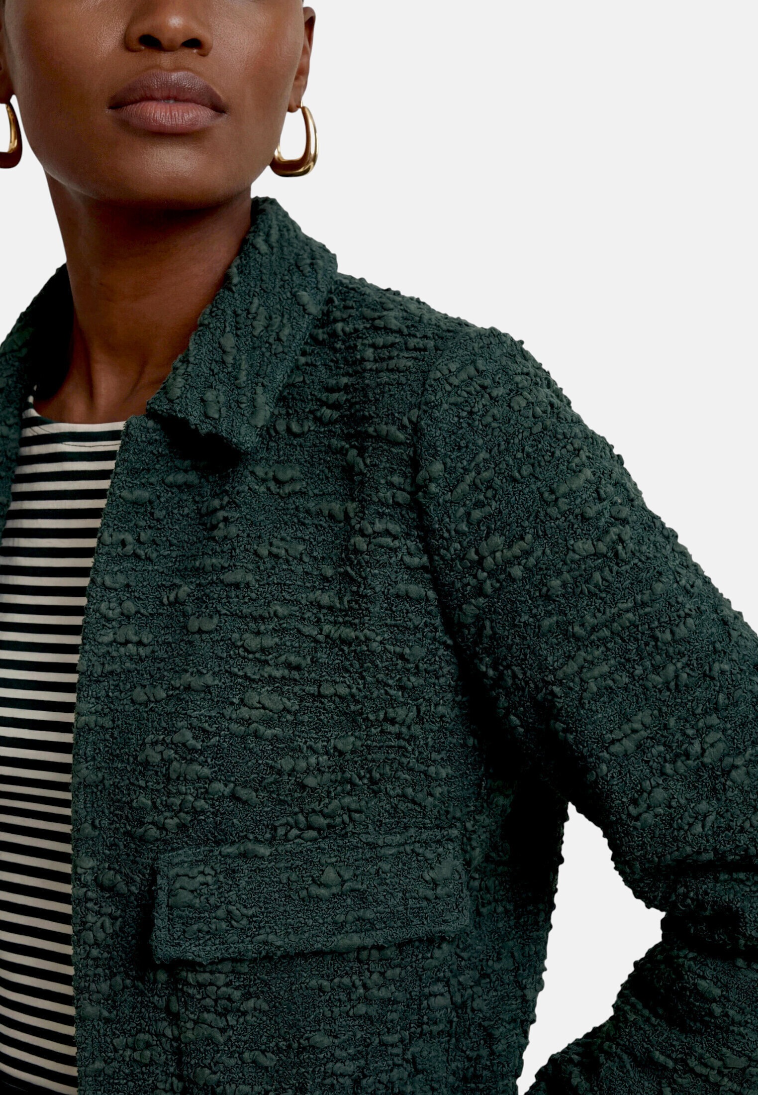 Zero Jackenblazer »Damen mit Kragen« Material