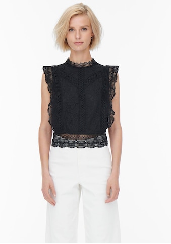 Spitzenshirt »ONLKARO S/L LACE TOP NOOS WVN«