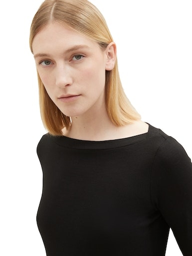 TOM TAILOR 3/4-Arm-Shirt, mit kurzer Ärmellänge