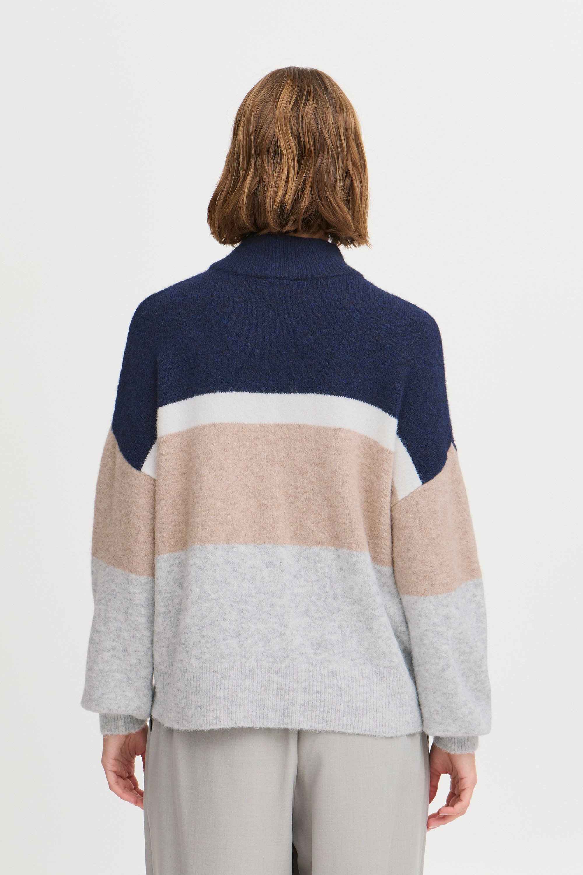b.young Rollkragenpullover »Rollkragenpullover BYOMEA STRIPED JUMPER 2 -«
