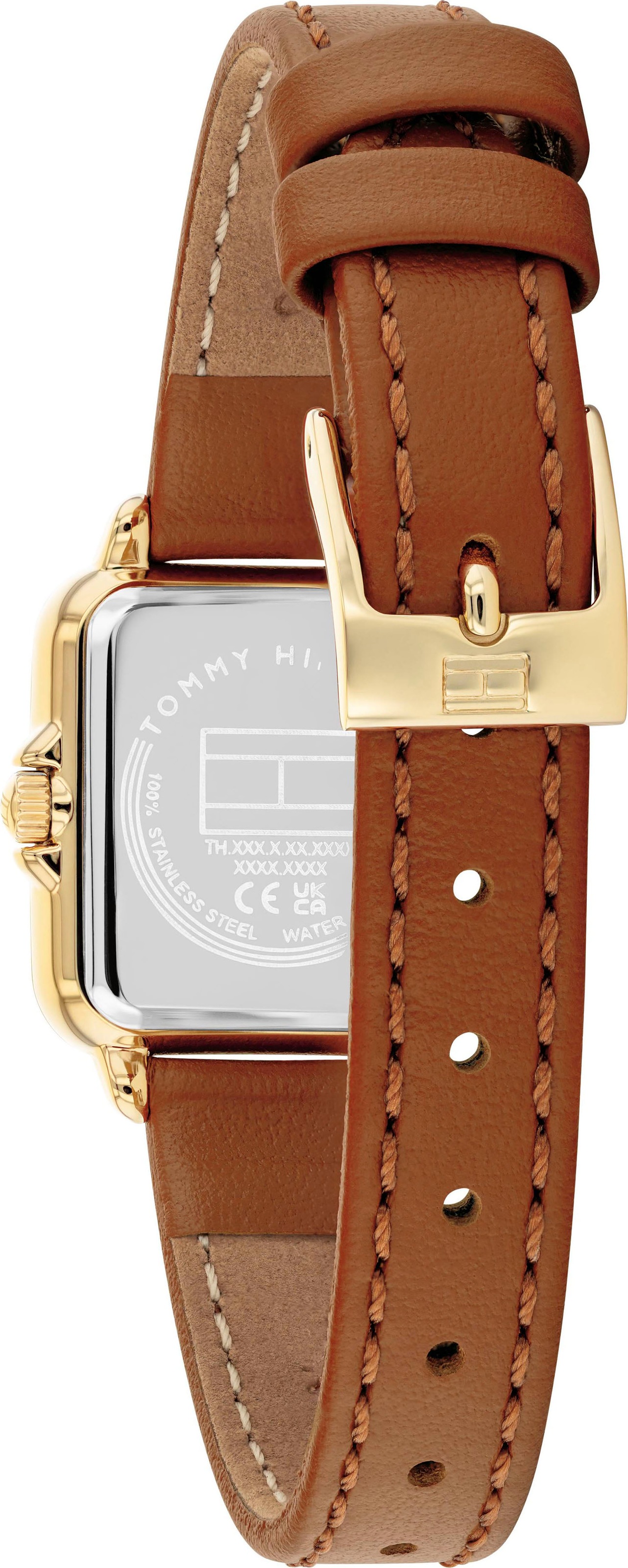 Tommy Hilfiger Quarzuhr »MIA«, Armbanduhr, Damenuhr, Lederarmband, analog