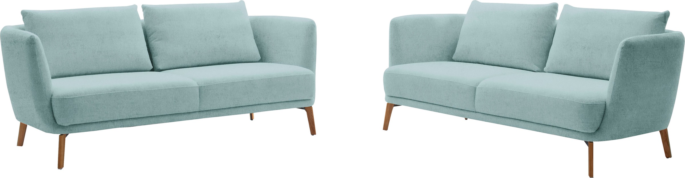 SCHÖNER WOHNEN-Kollektion 3-Sitzer »Pearl - 5 Jahre Hersteller-Garantie, auch in Bouclé« Maße (B/H/T): 210/71/91 cm, Füße Massivholz