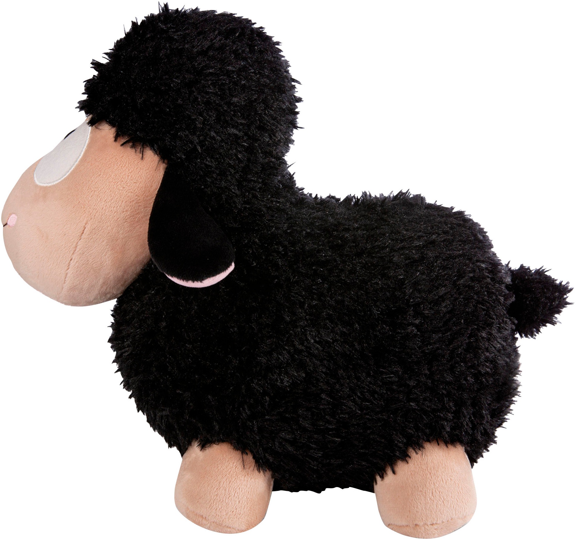 Nici Kuscheltier »Wooly Gang, Schaf schwarz, 22 cm«, stehend, enthält recyceltes Material (Global Recycled Standard)