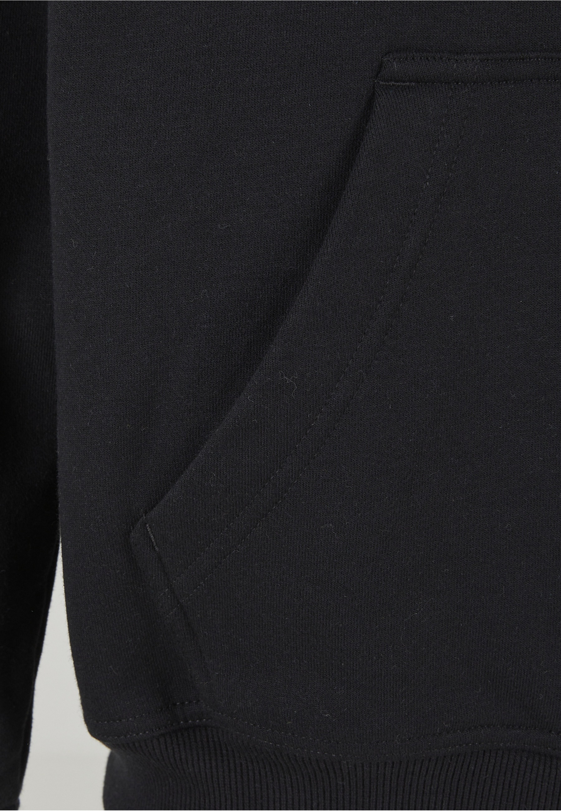 URBAN CLASSICS Kapuzenfleecejacke »Urban Classics Herren Zip Hoody« 1 Stk. tlg. mit Kapuze