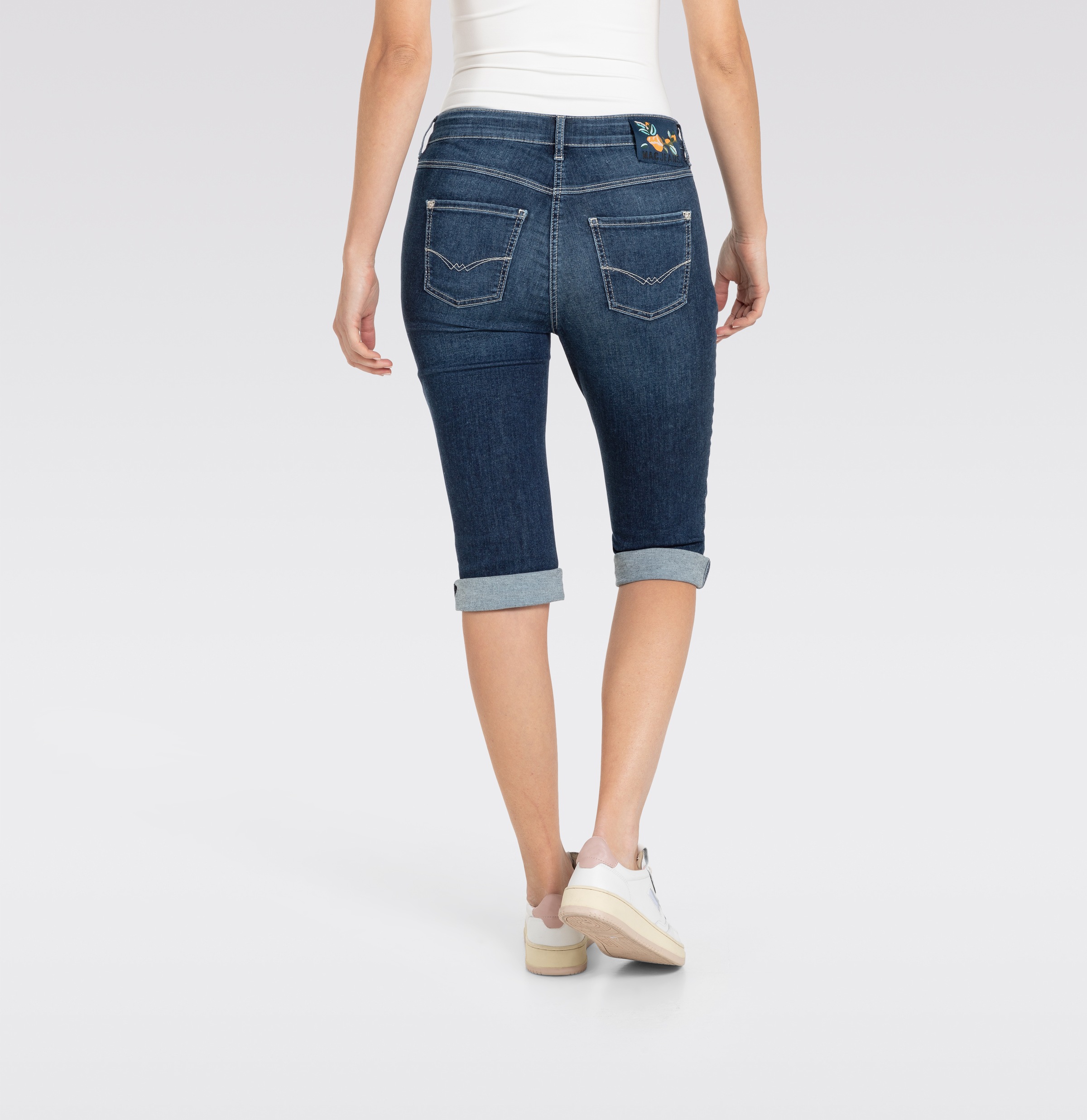 Thumbnail - MAC Caprijeans "Dream-Sum" Bequemer Sitz mit krempelbarem Saum