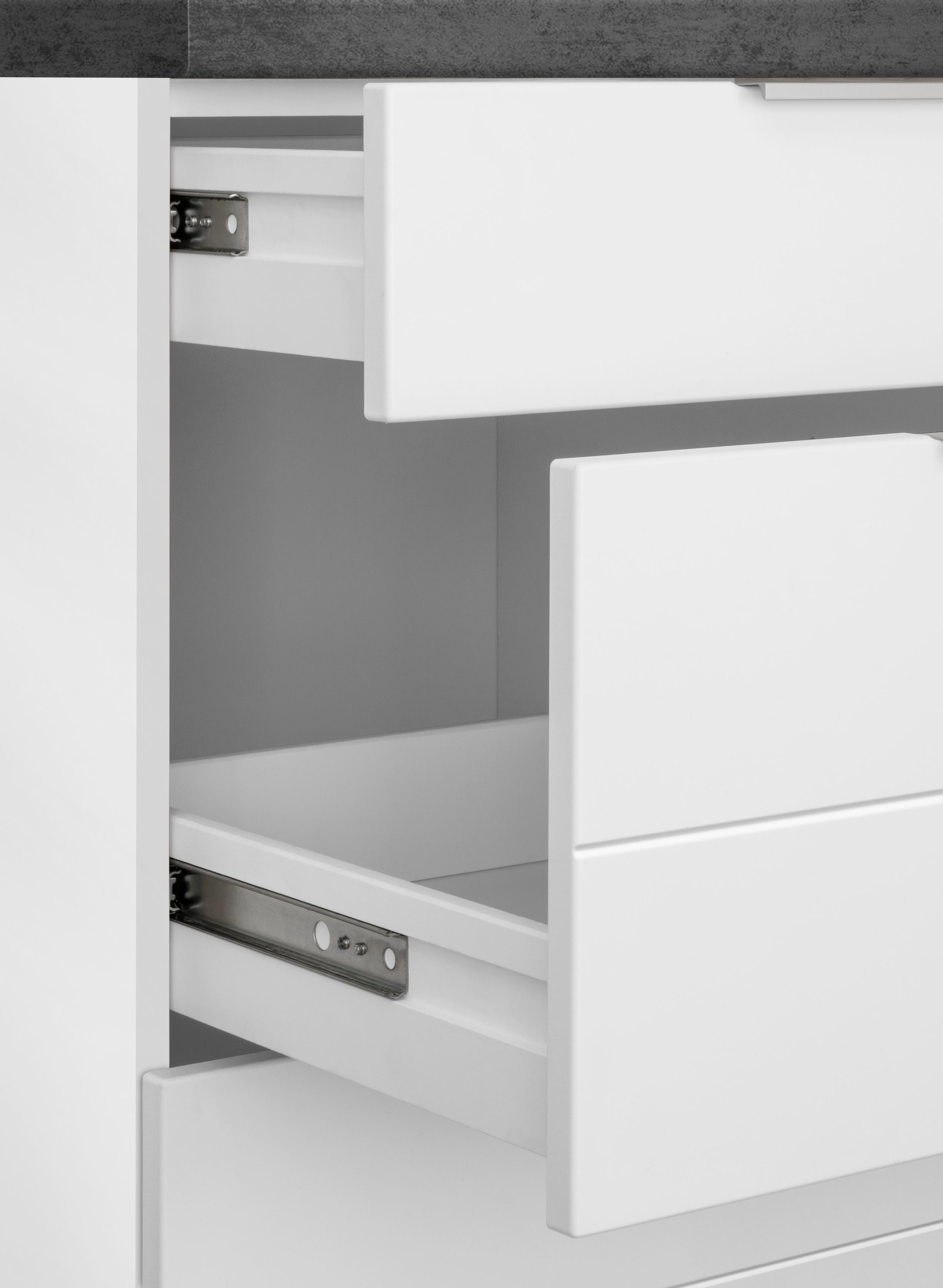 KOCHSTATION Winkelküche »KS-Luhe«, Stellbreite 240x270 cm, wahlweise mit oder ohne E-Geräten, MDF-Fronten