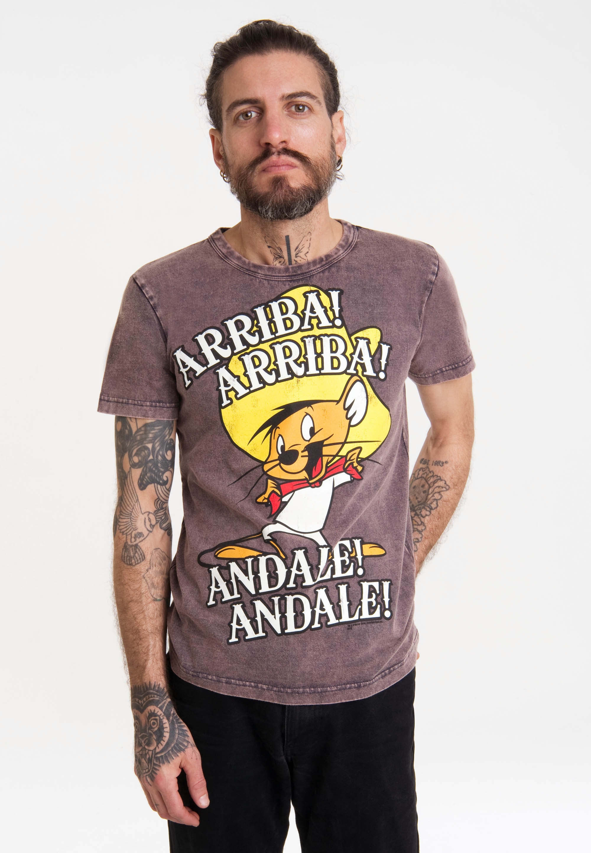 LOGOSHIRT T-Shirt »Looney Tunes - Speedy Gonzales«, mit lizenziertem Print  ▷ für | BAUR