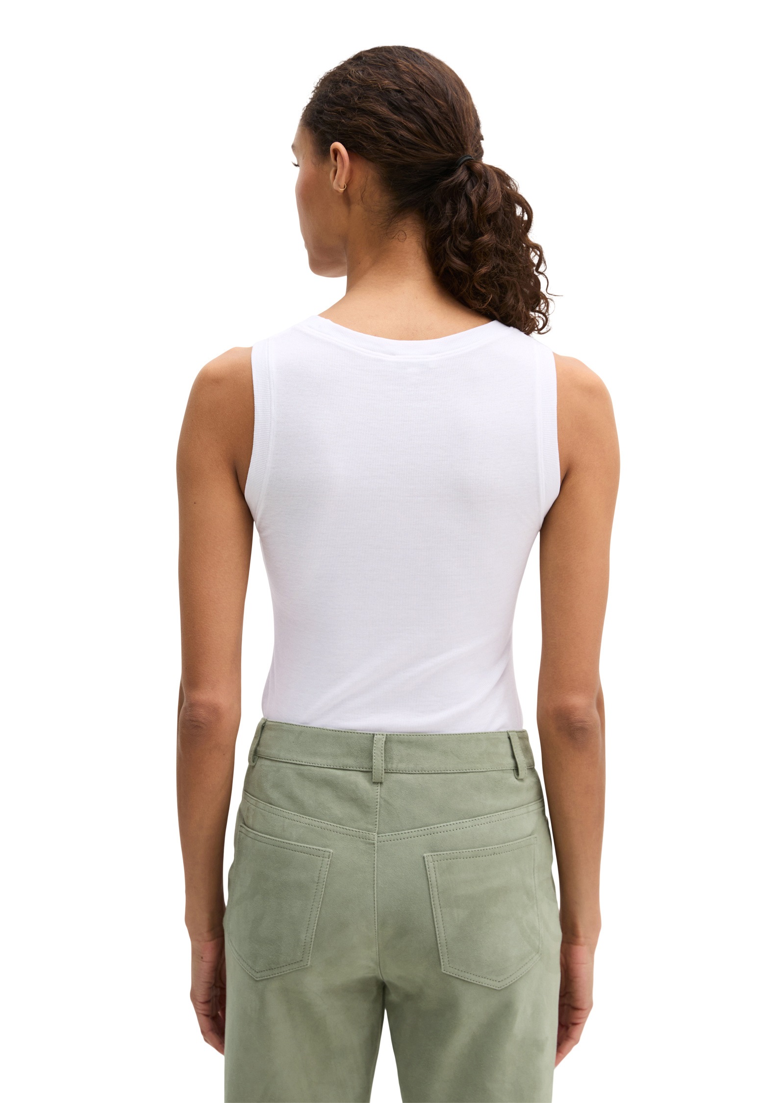 Marc O'Polo T-Shirt »aus Rippjersey«