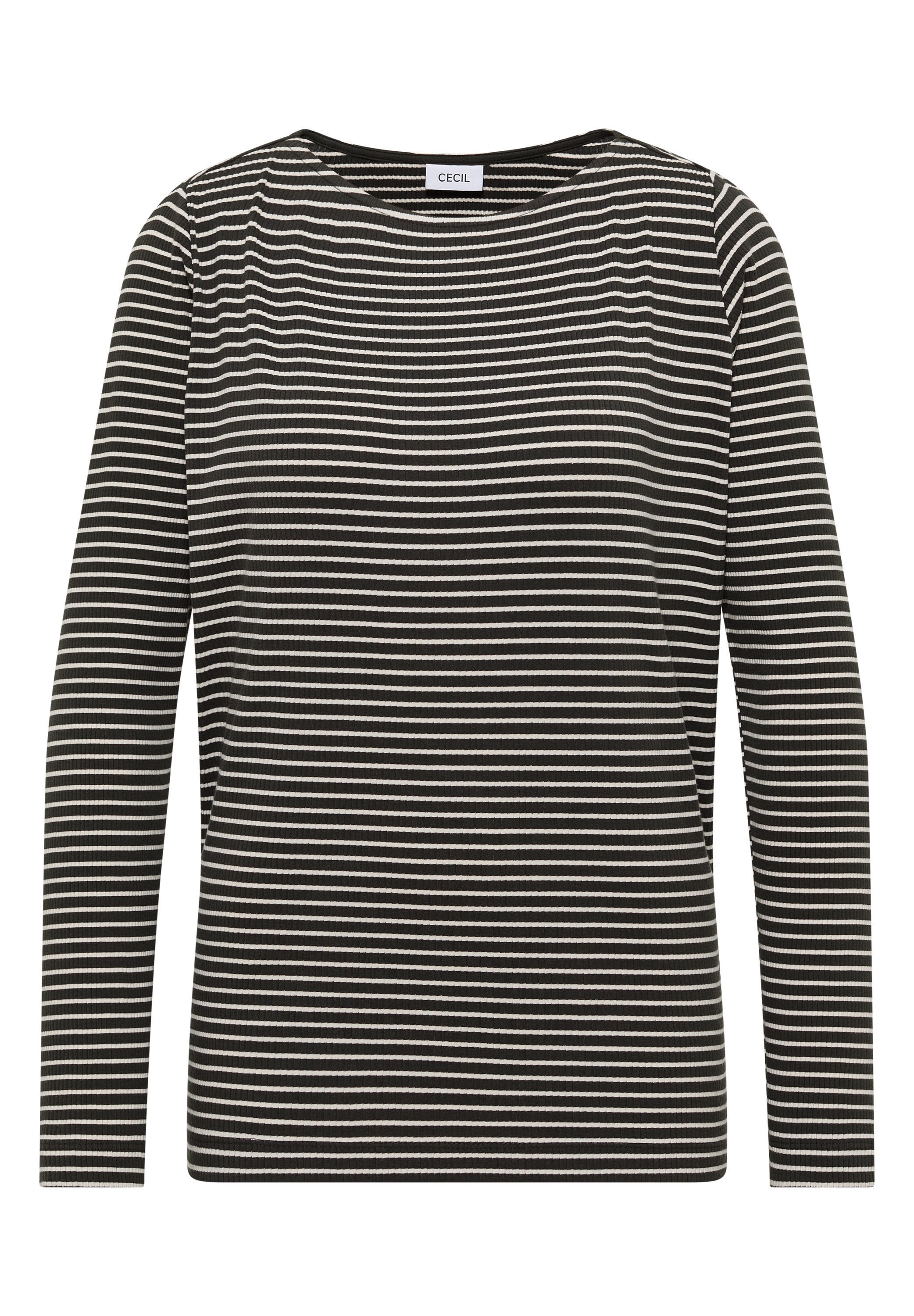 Cecil Langarmshirt mit Streifen-Muster