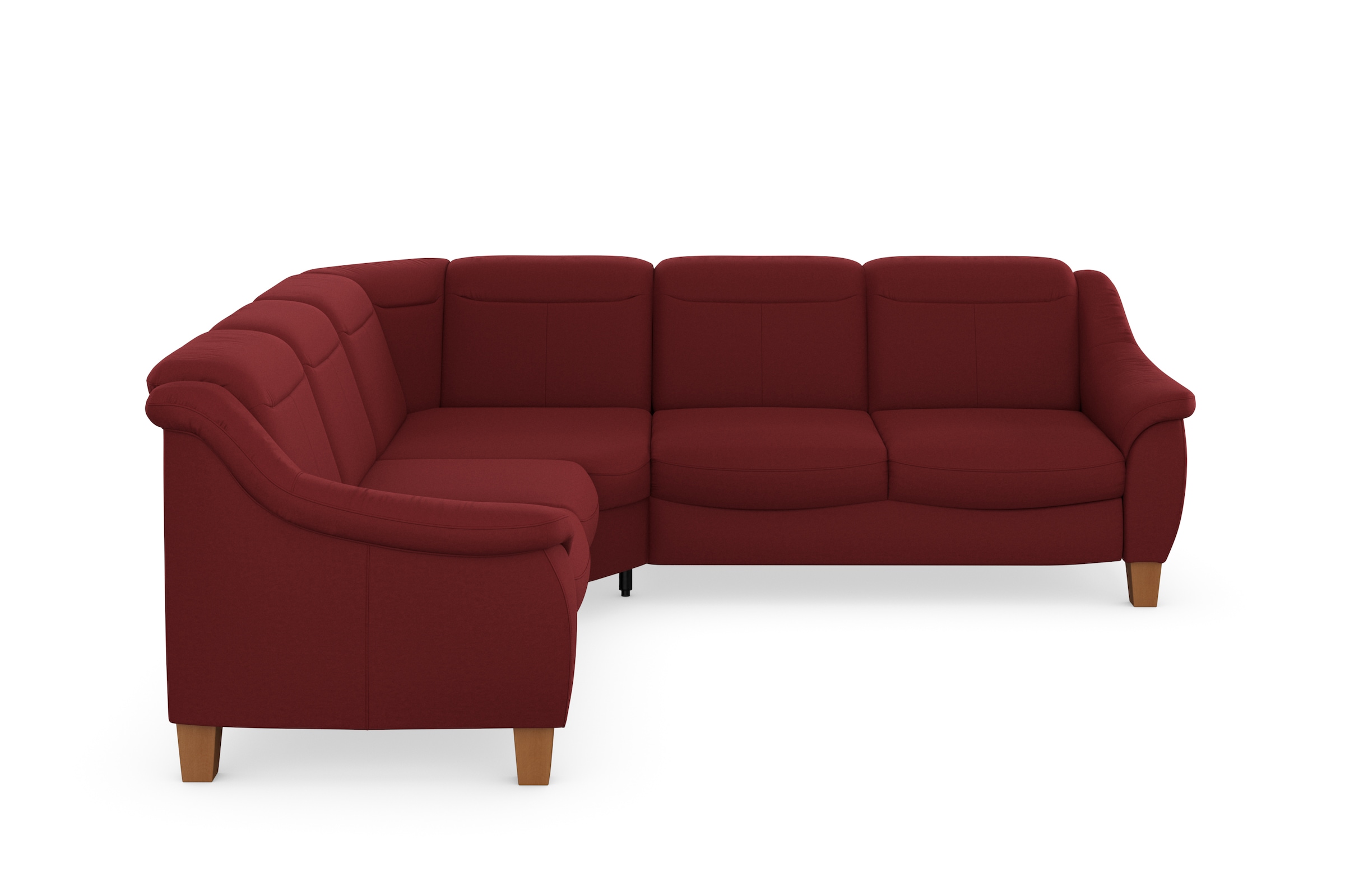 Home affaire Ecksofa »Caldera L-Form« Federkern, wahlweise mit Kopfteilverstellung, Bettfunktion, Bettkasten