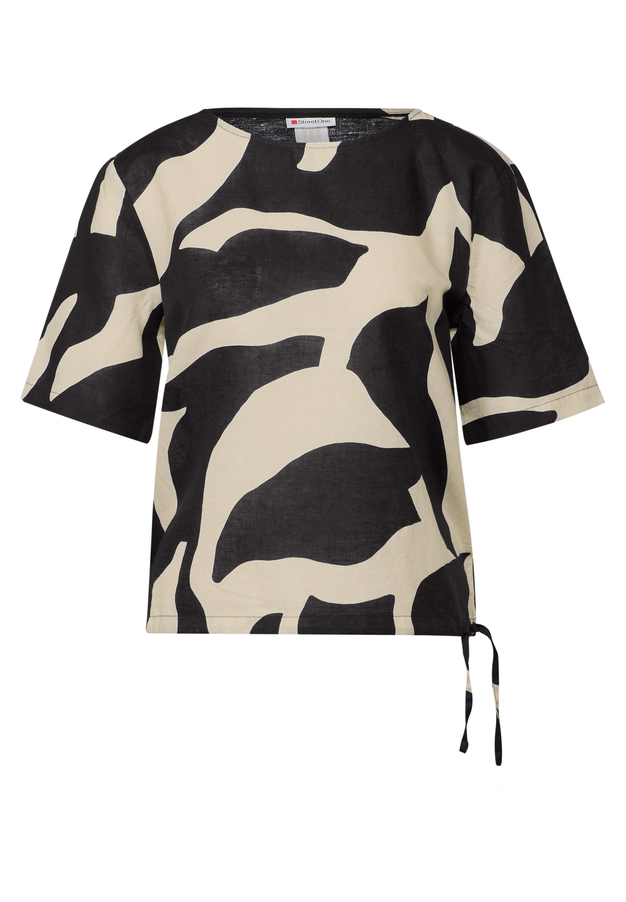 STREET ONE Shirtbluse, mit Tunnelzugsaum