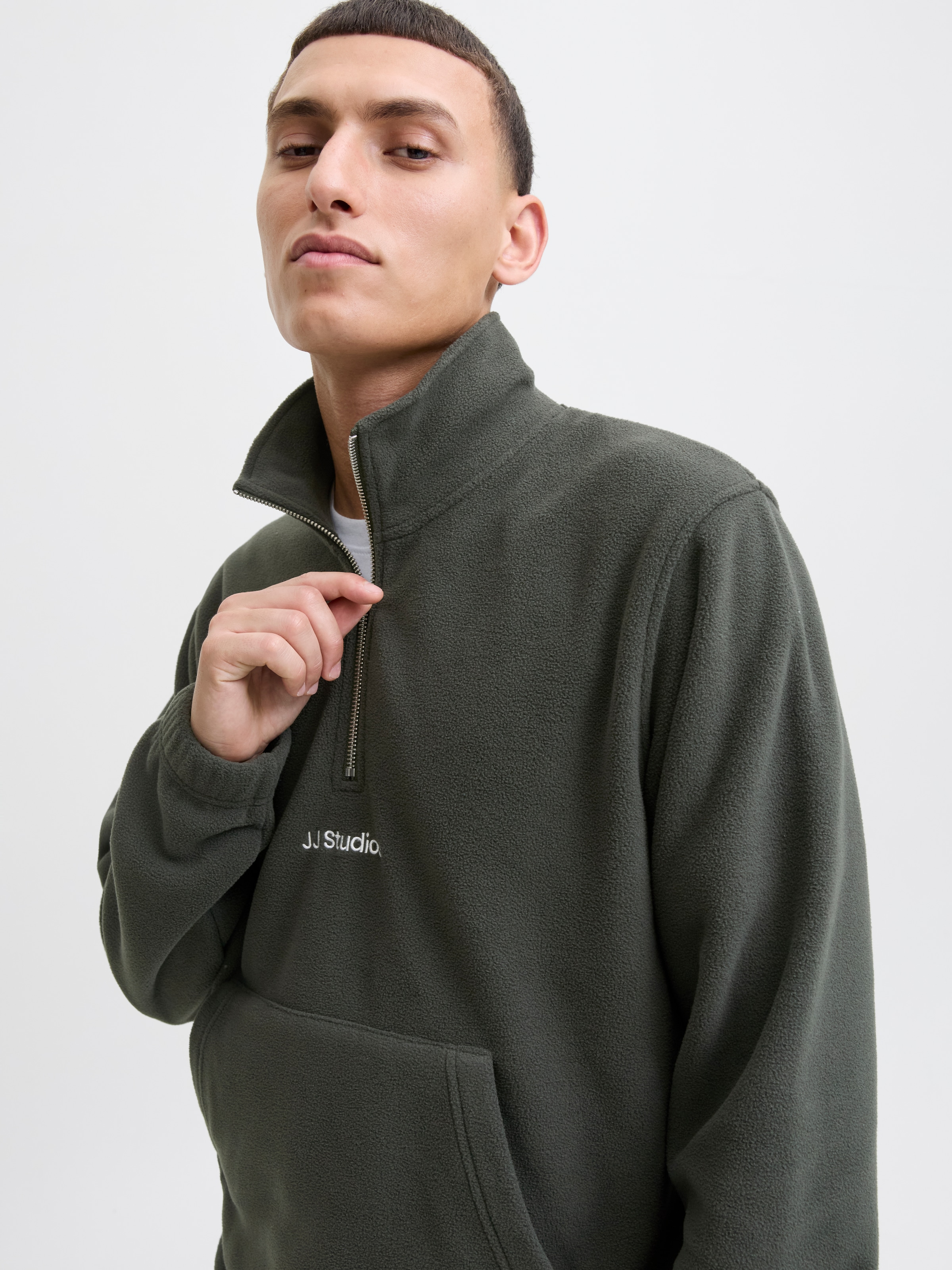 Jack & Jones Sweatshirt »JJSOHO HALFZIP FLEECE«
