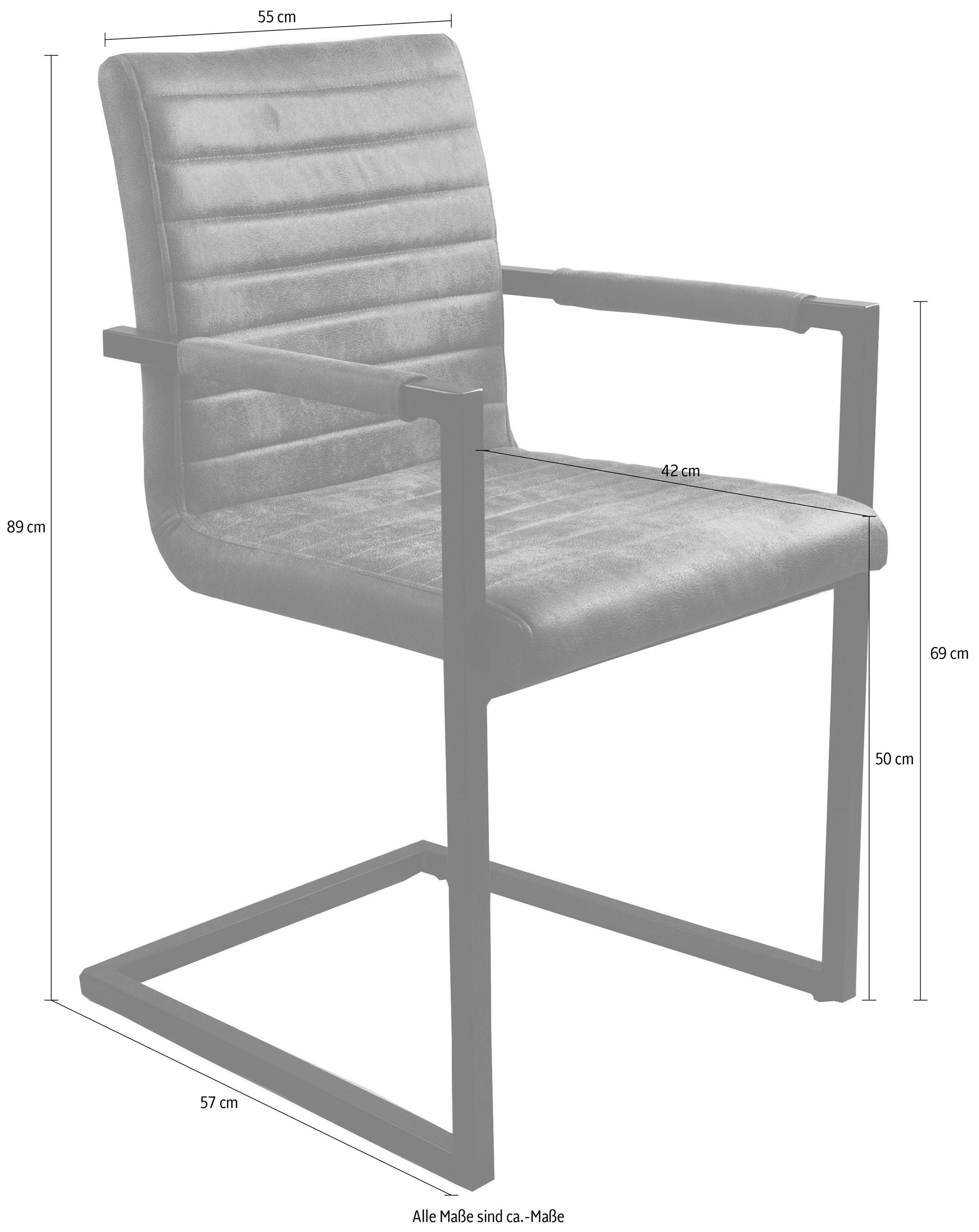 Microfaser | Antiklederoptik 2 SIT Freischwinger BAUR kaufen »Sit&Chairs«, (Set), St.,