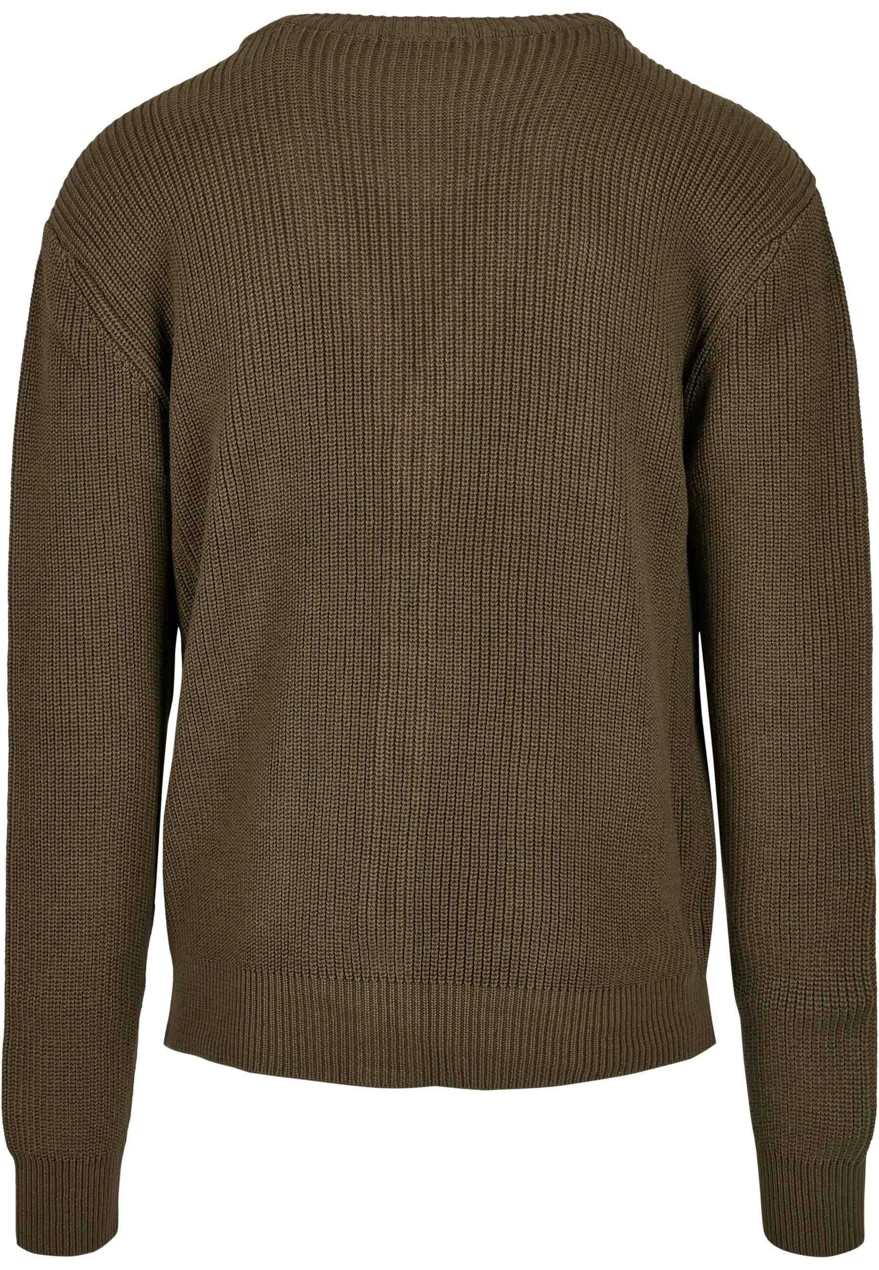 URBAN CLASSICS Strickfleecejacke »Urban Classics Herren Boxy Cardigan«, (1 St.), ohne Kapuze