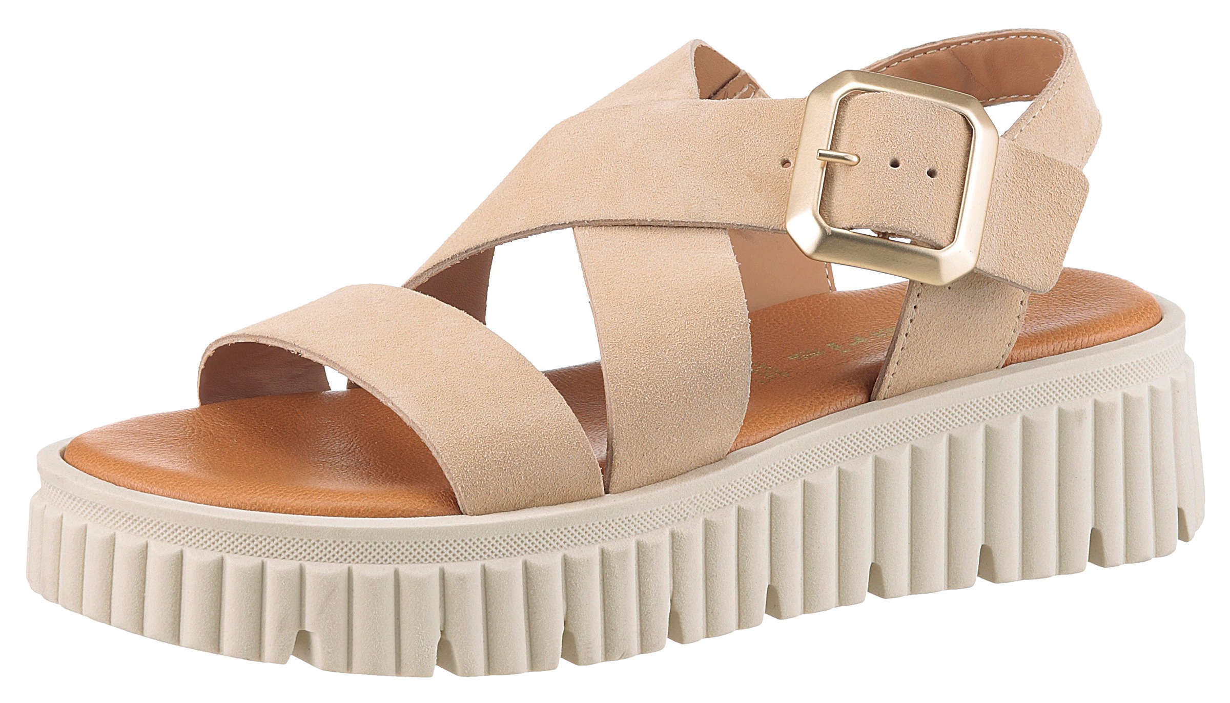 Tamaris, Plateau, Riemchensandale, Sommerschuh mit Touch It-Ausstattung günstig online kaufen