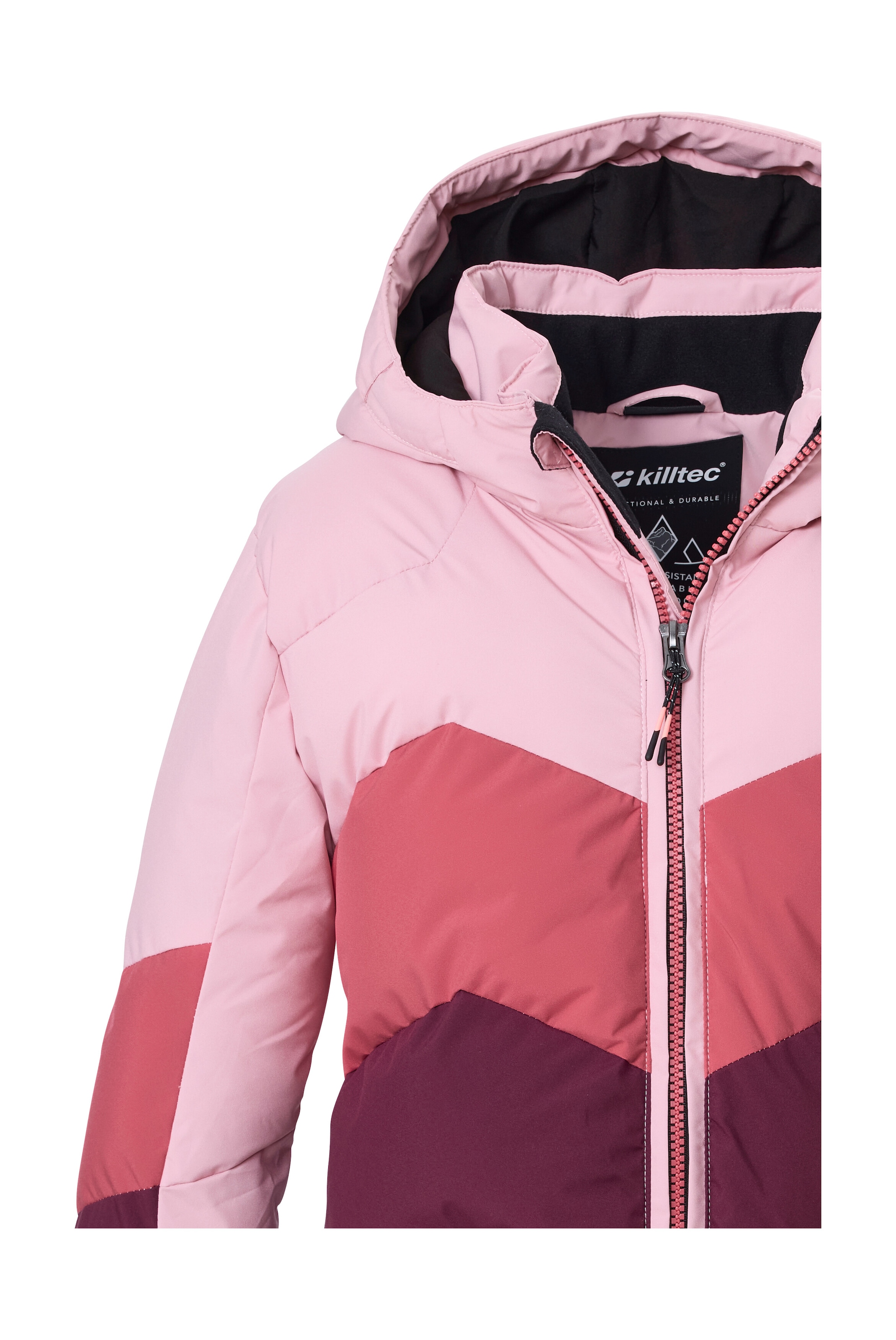 Killtec Skijacke »KSW 195 GRLS SKI JCKT« Winddichte, wasserabweisende Kinder-Ski-Steppjacke mit Schneefang