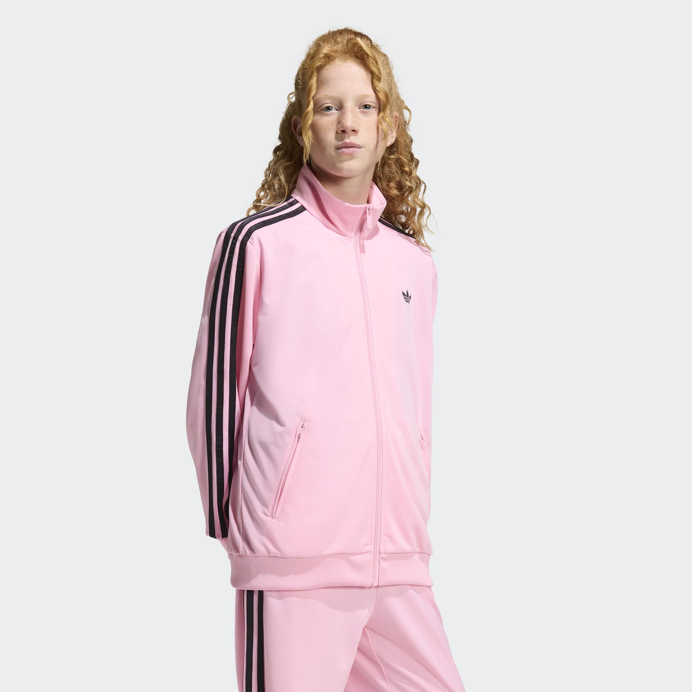 adidas Originals Trainingsjacke "FIREBIRD LOCKERES TRACK" für Kinder, mit geradem Abschluss