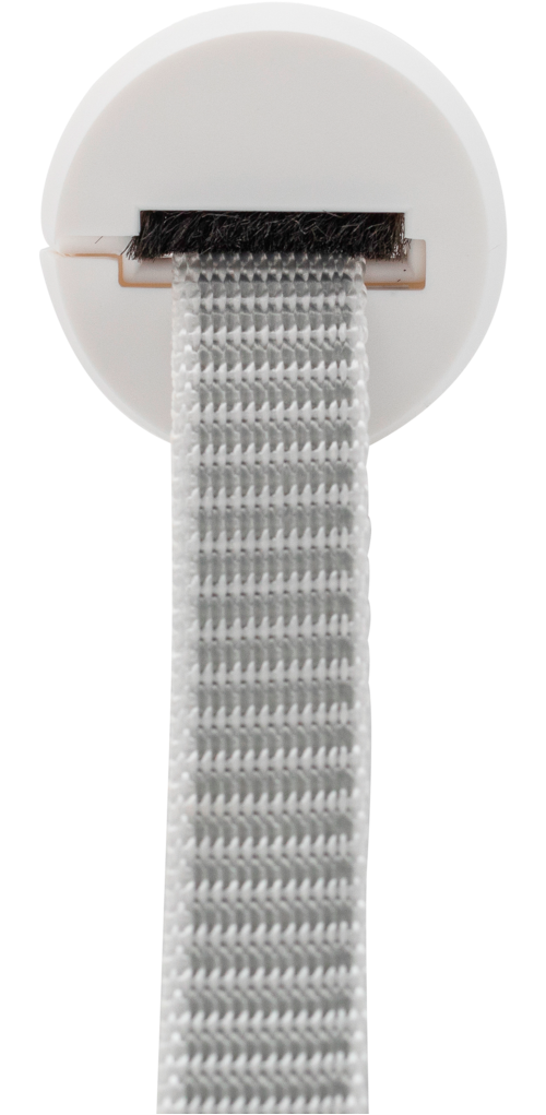 SCHELLENBERG Rollladen-Gurtführung "Duo für das Rollladensystem Mini und Maxi", Lochabstand: 45mm, 10 Stk., weiß, Seilführungen, mit einer
