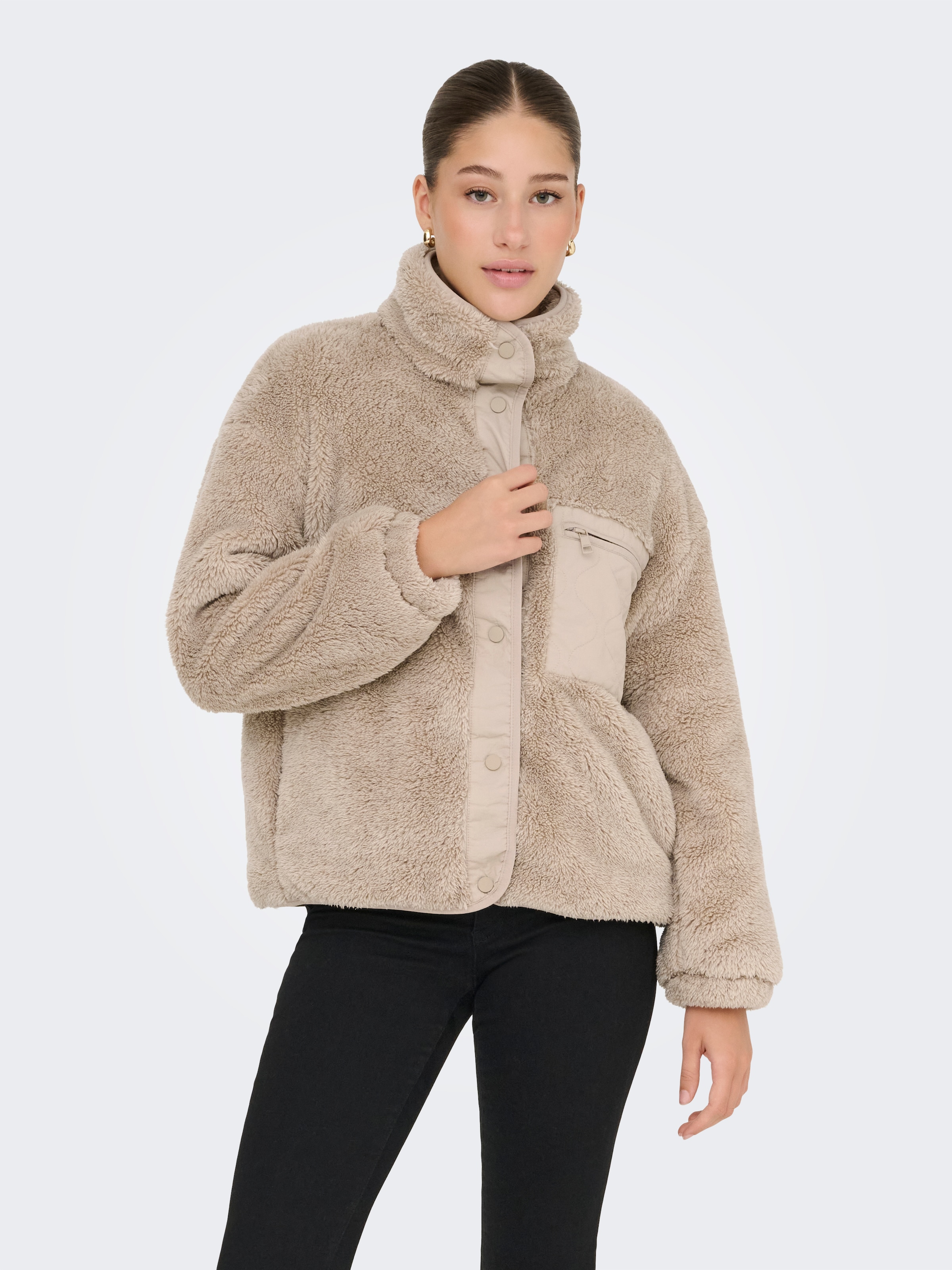 ONLY Outdoorjacke »ONLCONTACT LIFE OVERSIZED CC OTW«, ohne Kapuze