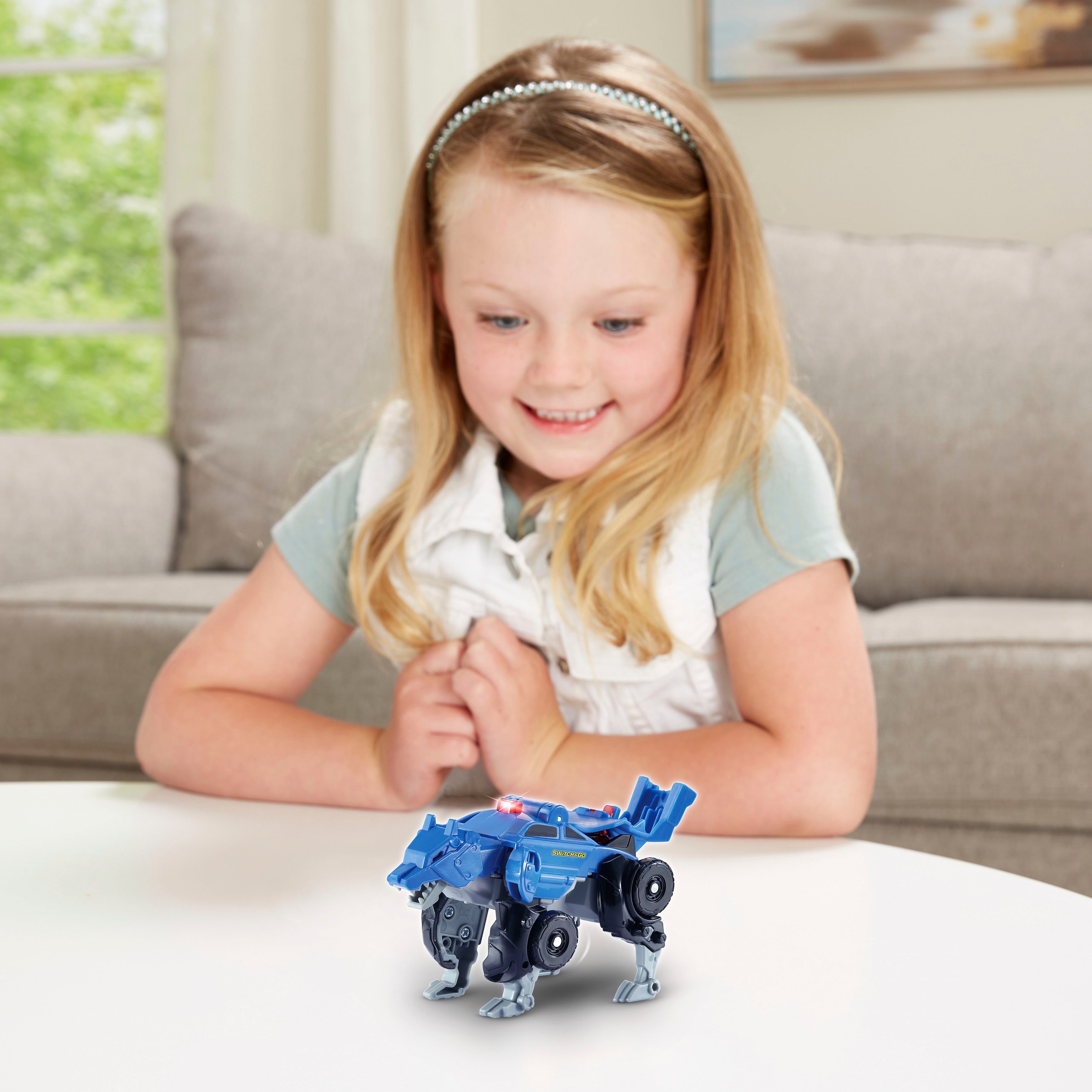 Vtech® Spielfigur »Switch & Go Dinos, OneClick-Mini-Wolf«, mit Licht und Sound