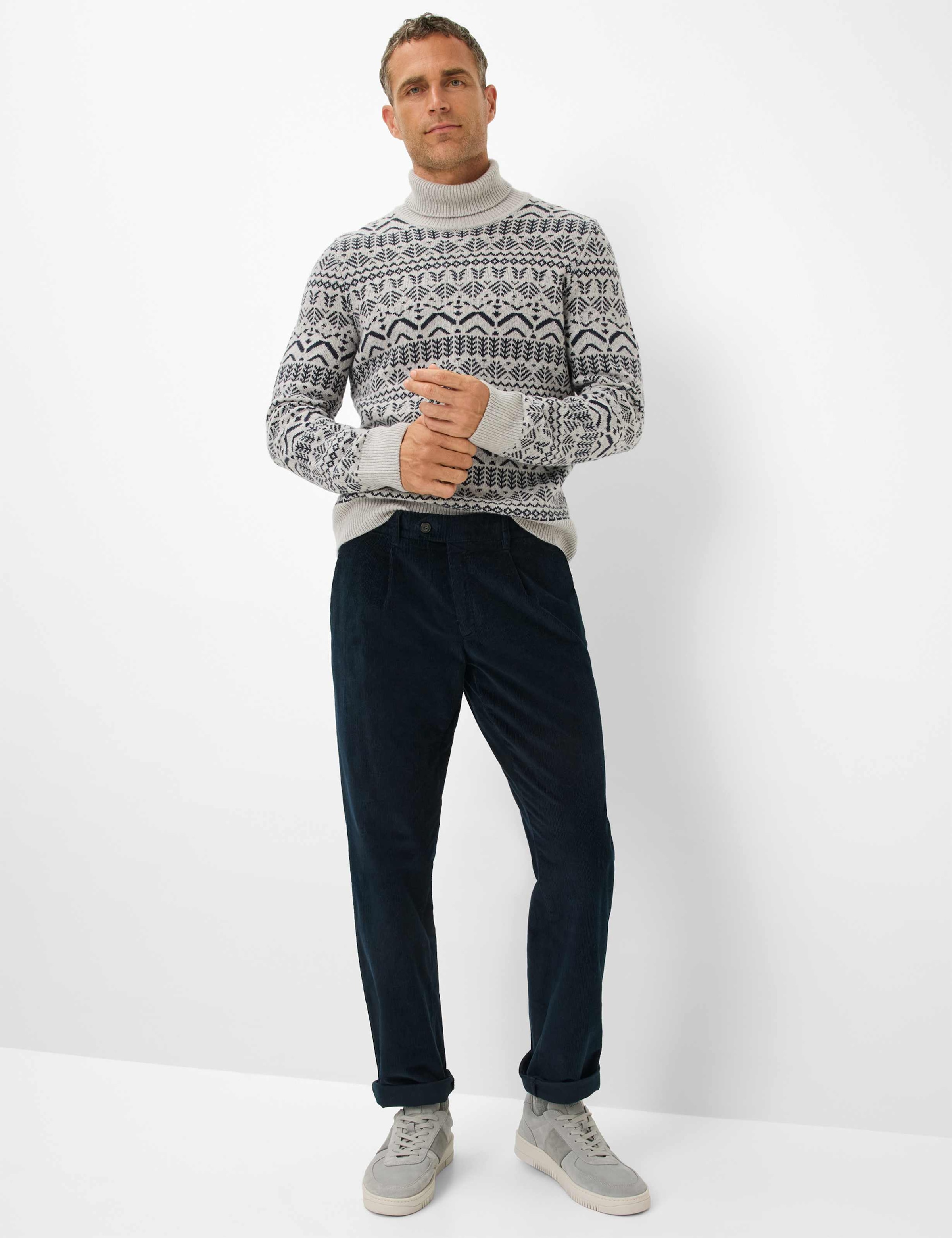 EUREX by BRAX Bundfaltenhose »Style LUIS«