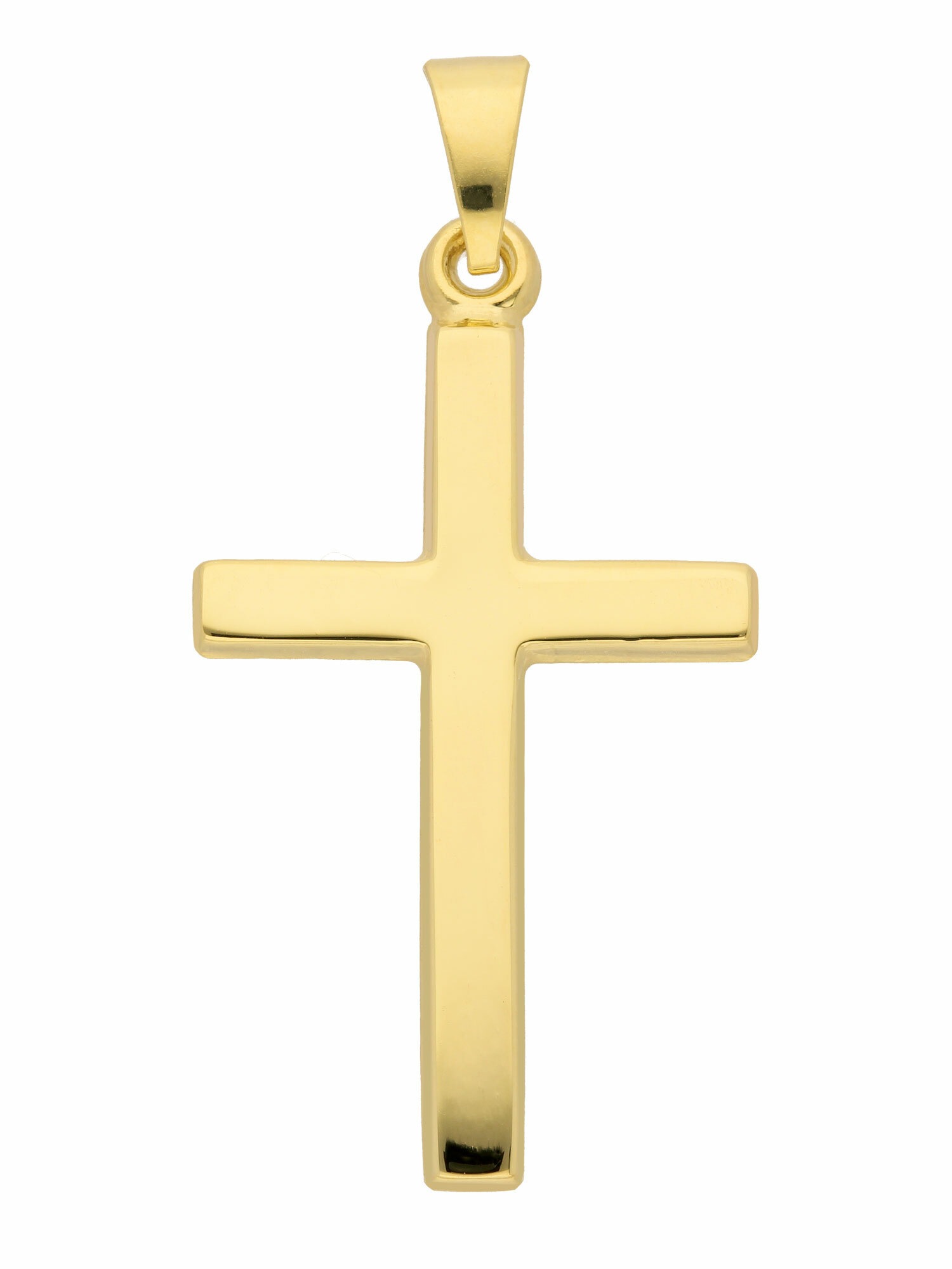 Adelia´s Kettenanhänger »585 Gold Kreuz Anhänger«, Goldschmuck für Damen & Herren