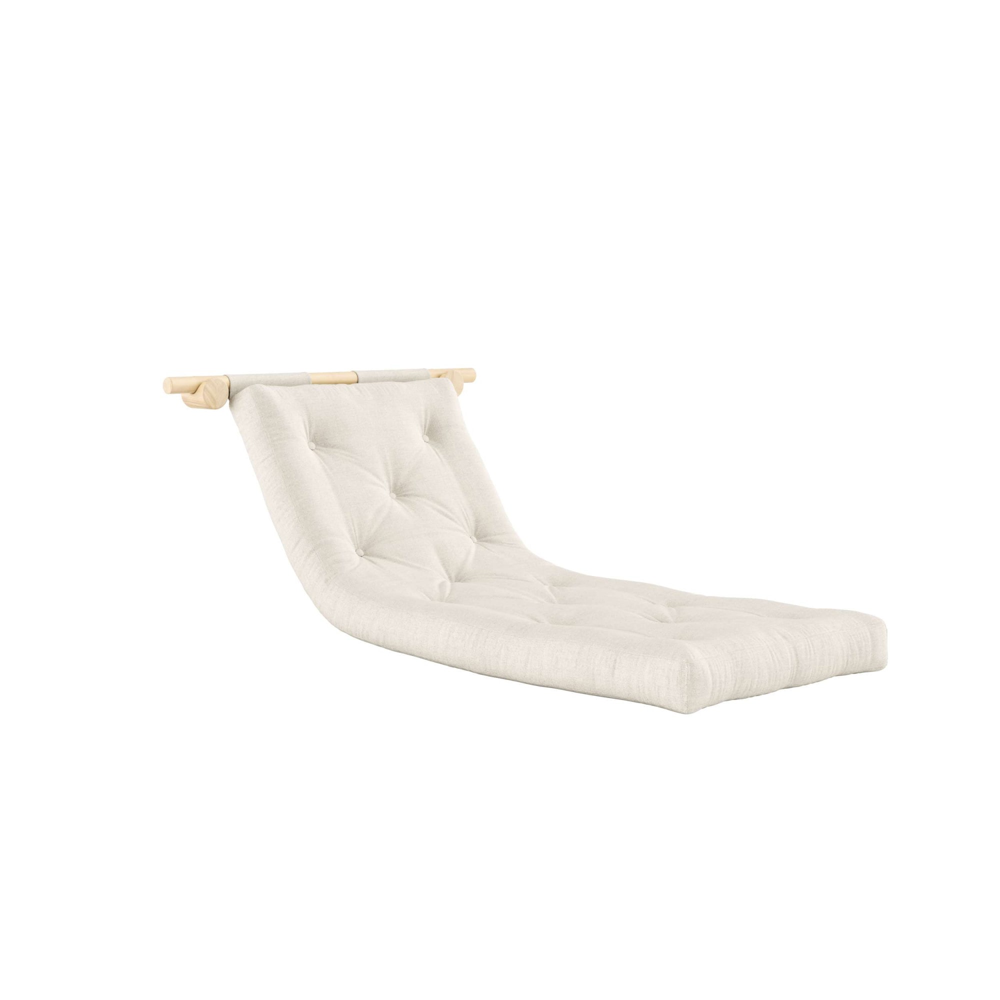 Karup Design Schlafsofa »Hooked Schlafsessel, Sitz- und Schlafplatz, Wandmontiert, platzsparend«, Futonmatratze inkl. Halterungsset aus FSC®-zertifiziertem Massivholz