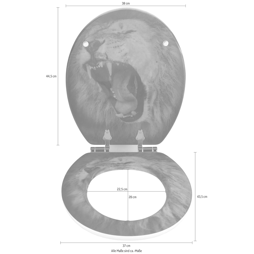 WENKO WC-Sitz »Lion«