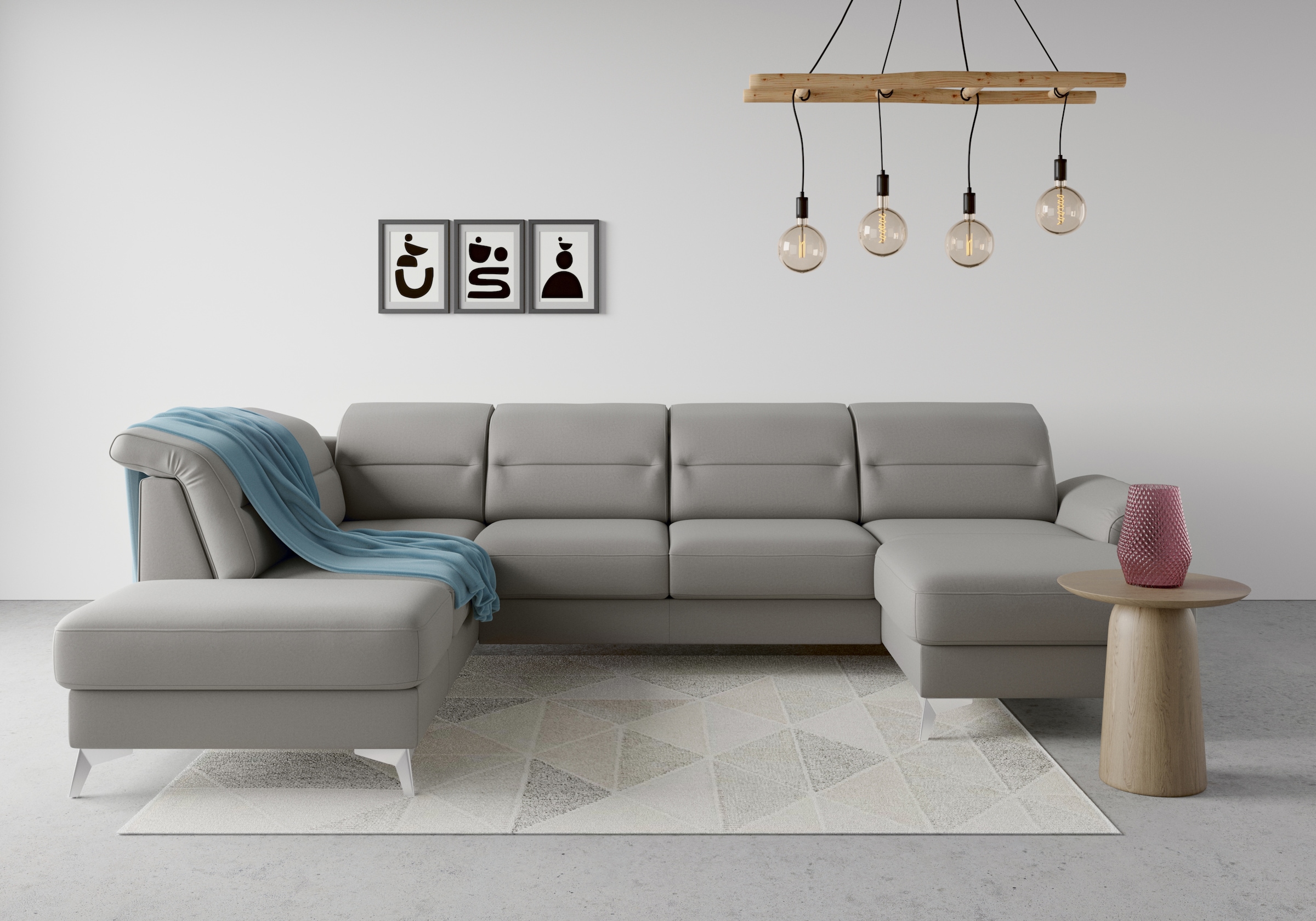 sit&more Wohnlandschaft "Sinatra U-Form", optional mit Kopfteilverstellung günstig online kaufen
