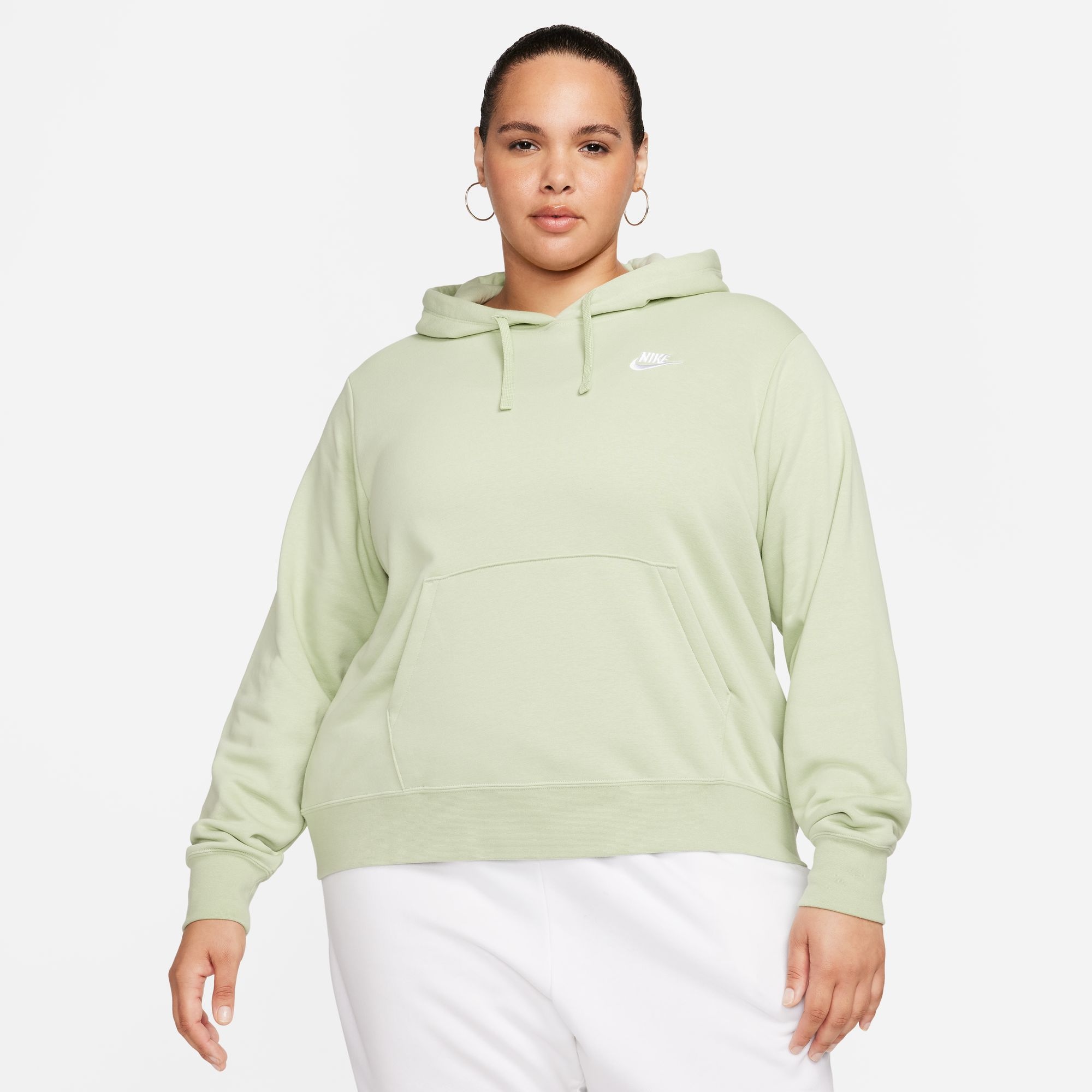 Nike Sportswear Kapuzensweatshirt "CLUB FLEECE WOMENS PULLOVER HOODIE (PLUS SIZE)"